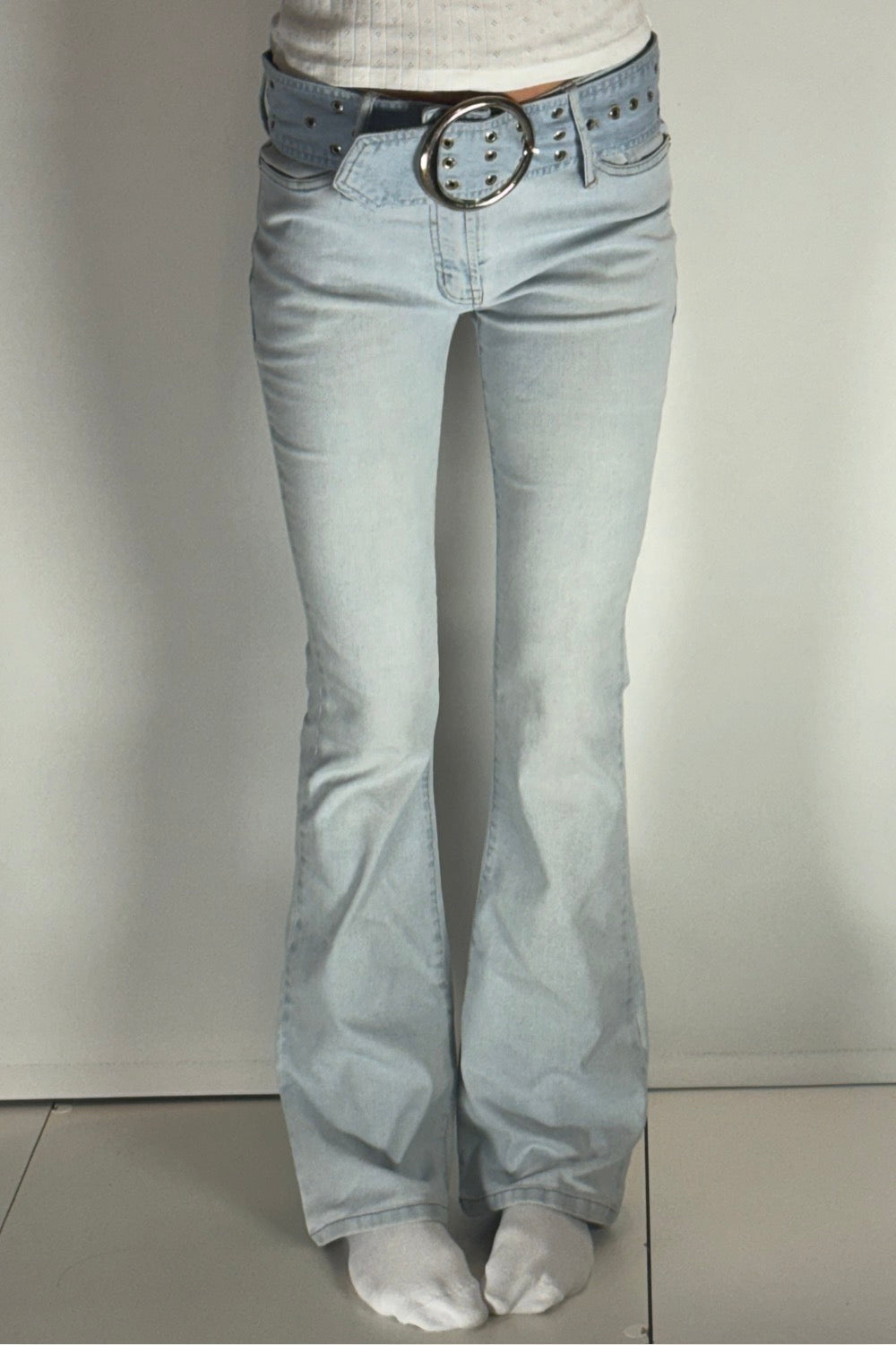 Utsvängda jeans stl: XS/S