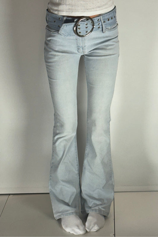 Utsvängda jeans stl: XS/S