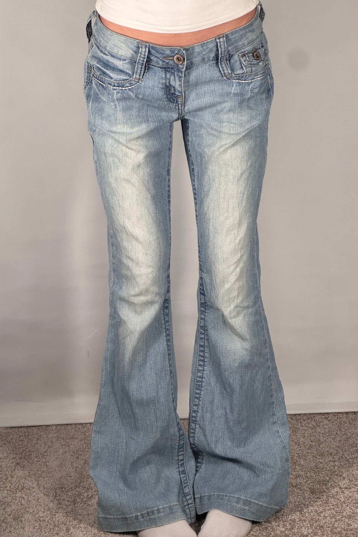 Lågmidjade jeans stl: M