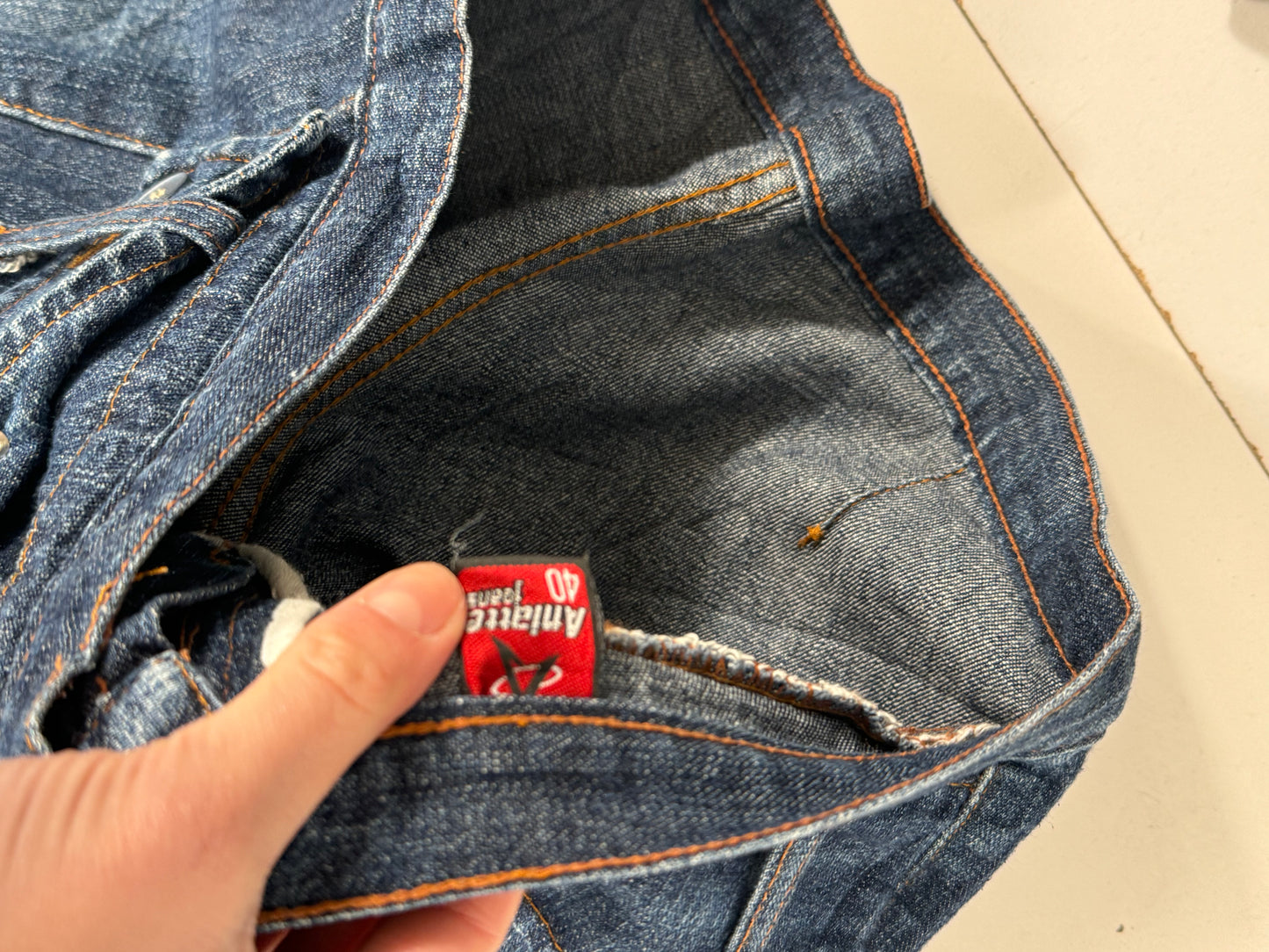 Lågmidjade jeans stl: S