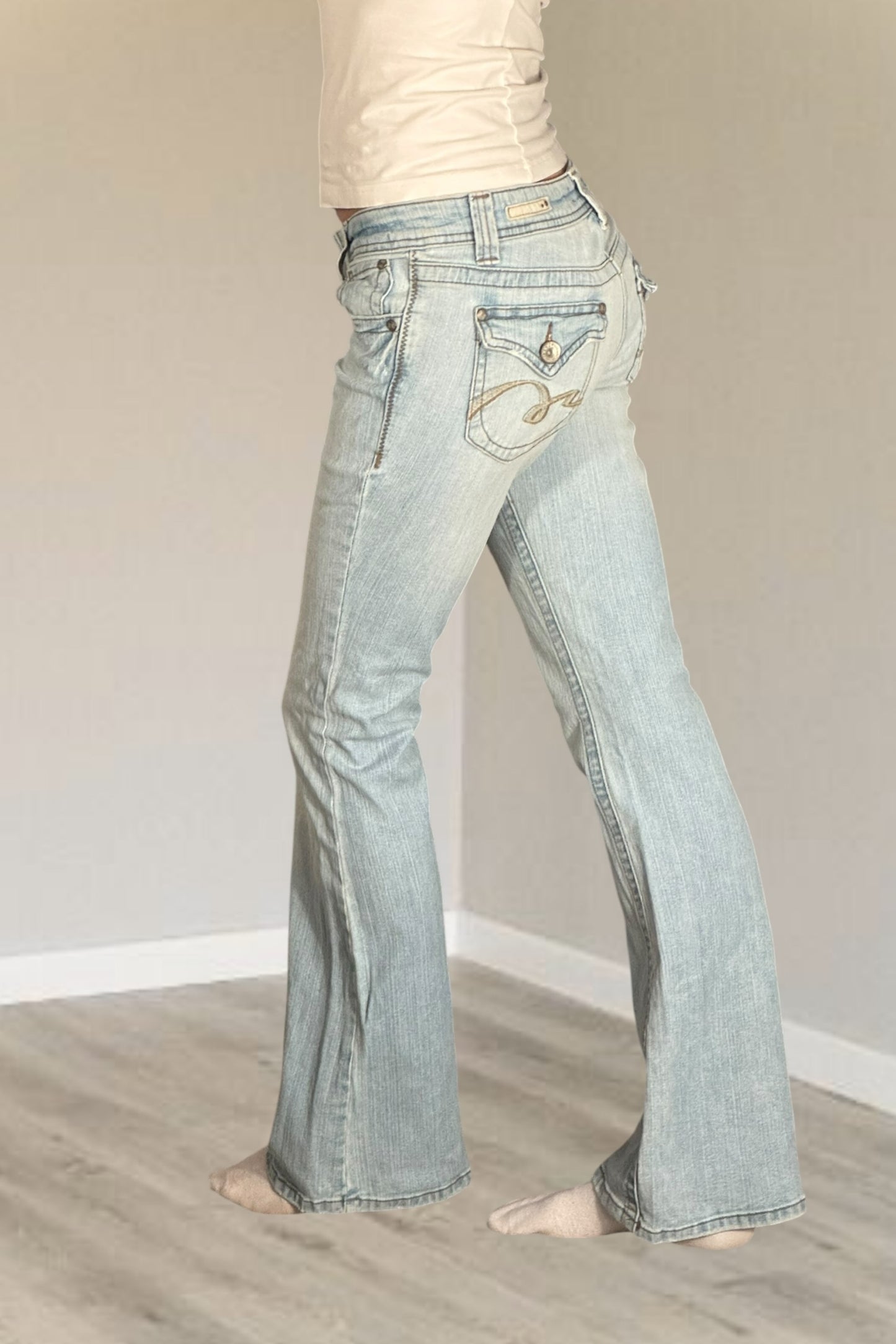 Lågmidjade jeans stl: XS