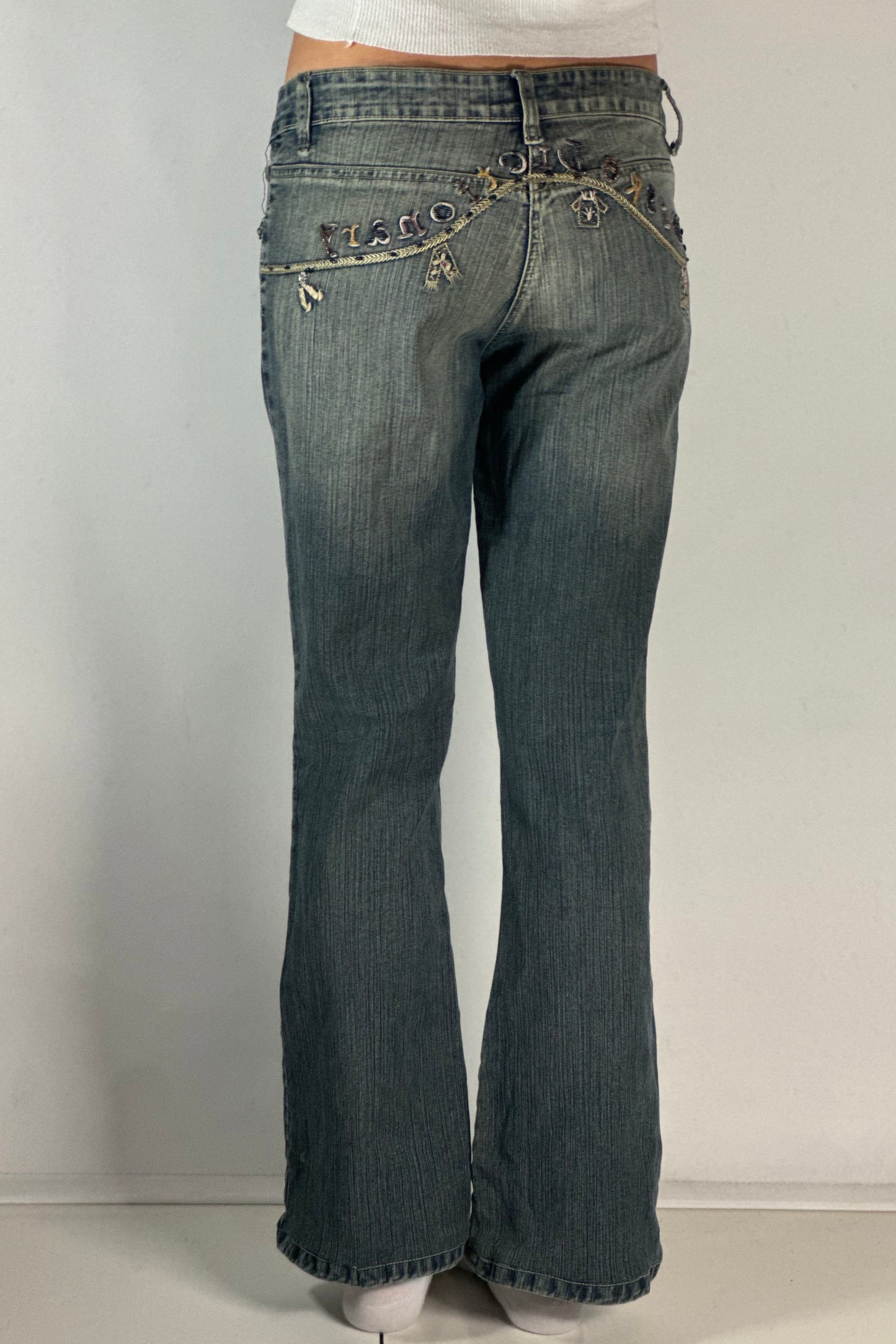 Lågmidjade jeans stl: S