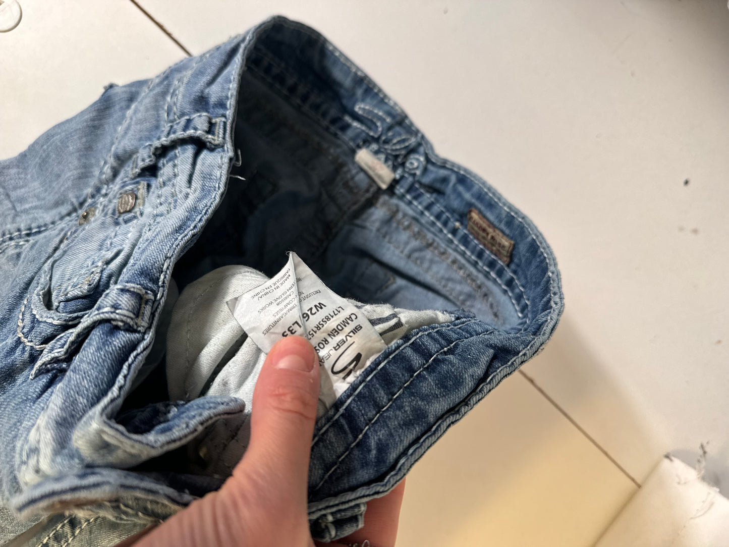 Lågmidjade jeans stl: XS