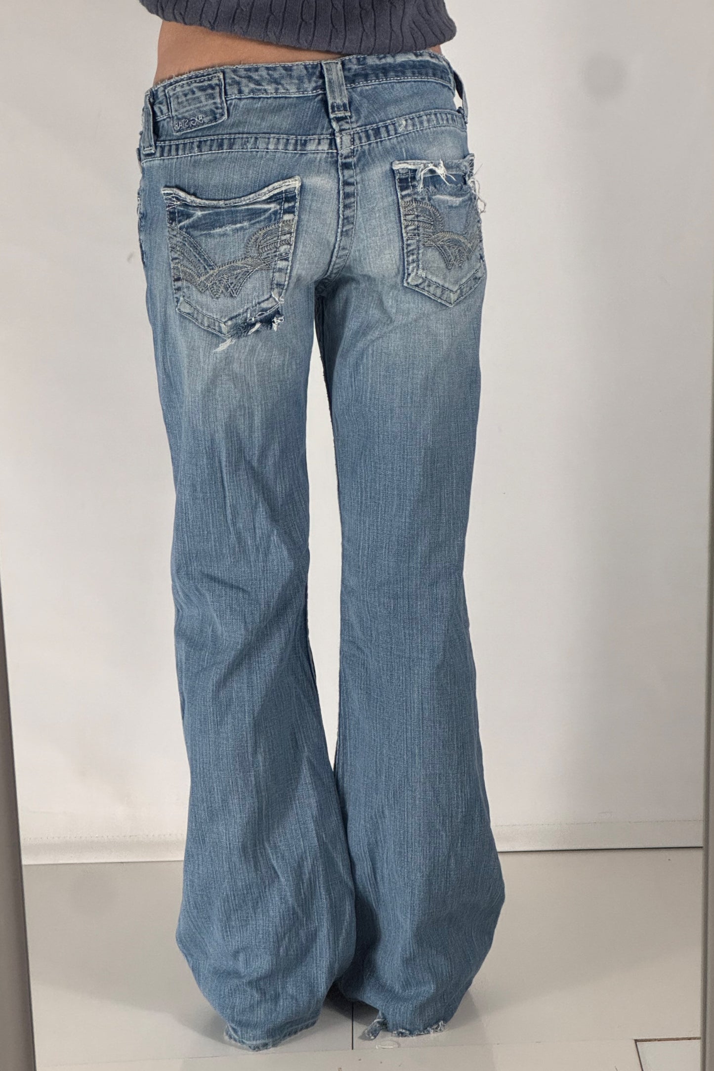 Lågmidjade jeans stl: S