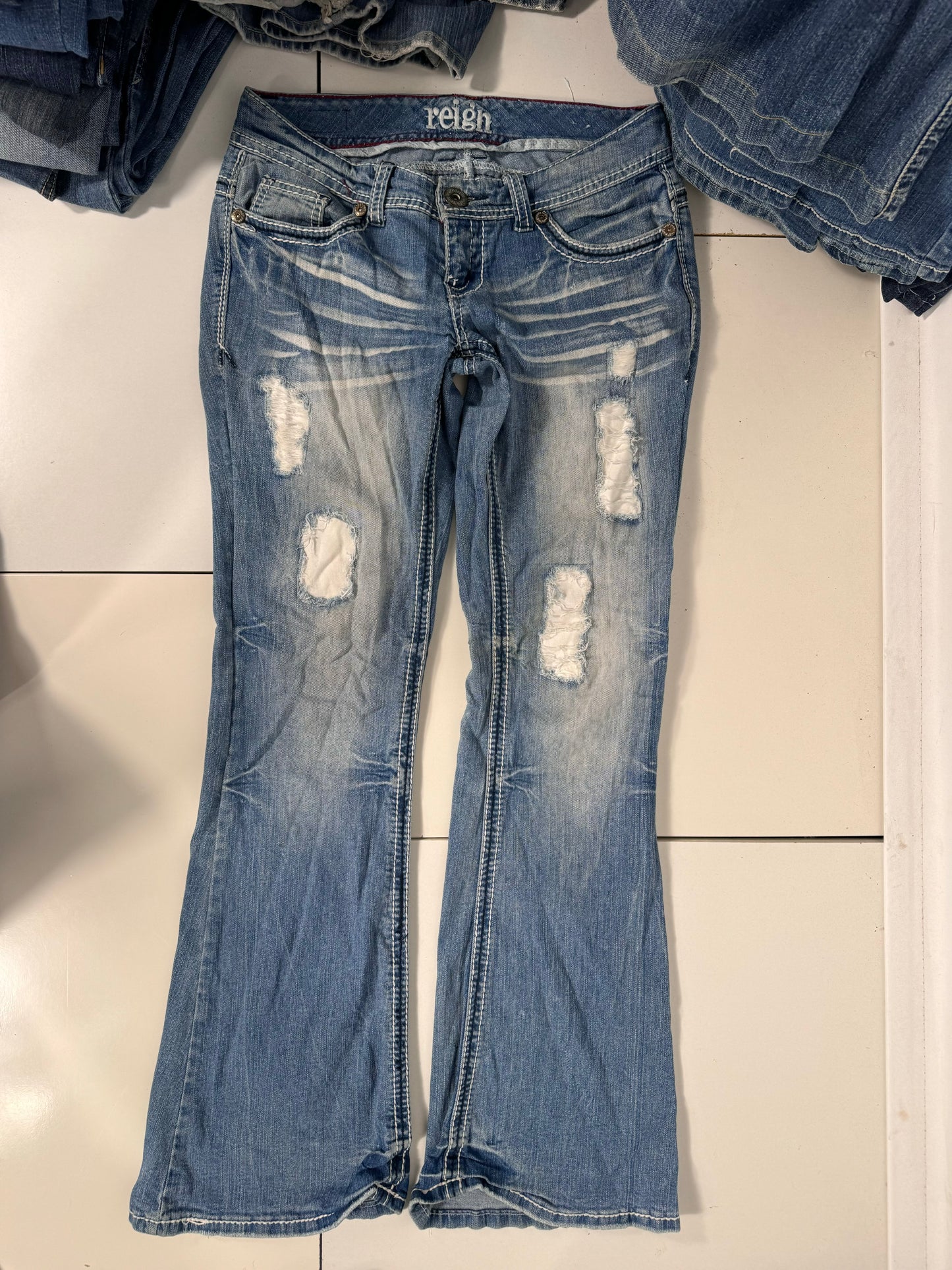 Lågmidjade jeans stl: S