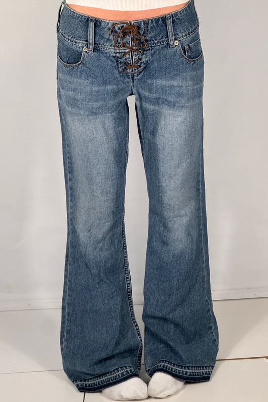 Lågmidjade jeans stl: M
