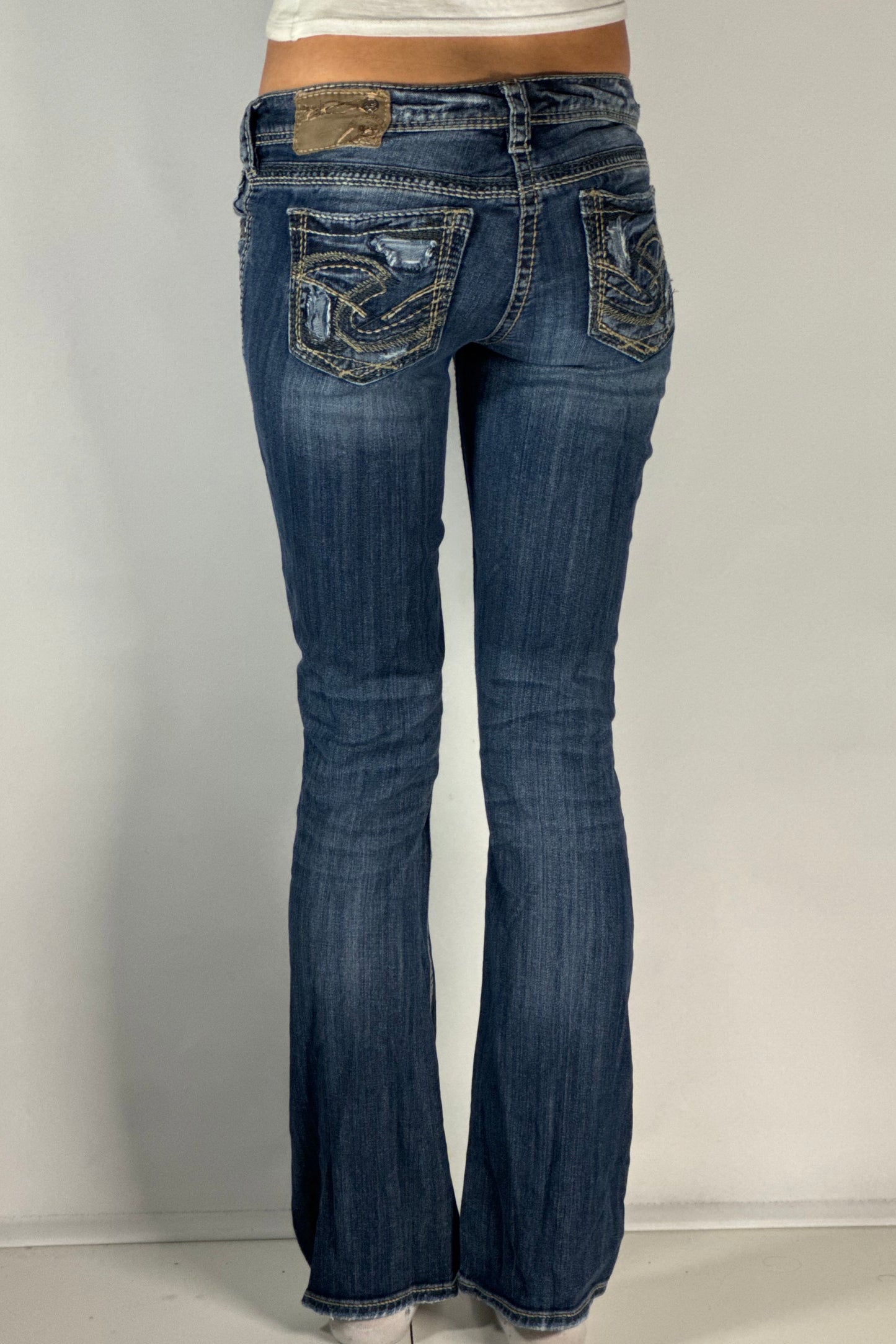 Lågmidjade jeans stl: XS