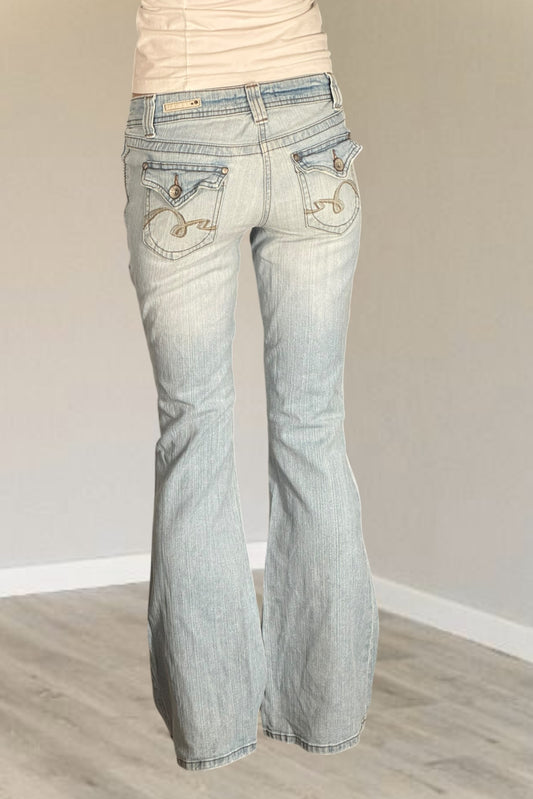 Lågmidjade jeans stl: XS