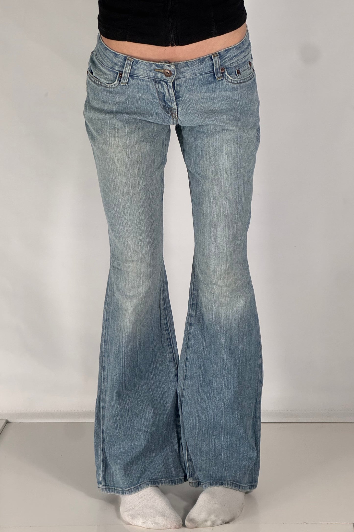 Lågmidjade jeans stl: XS