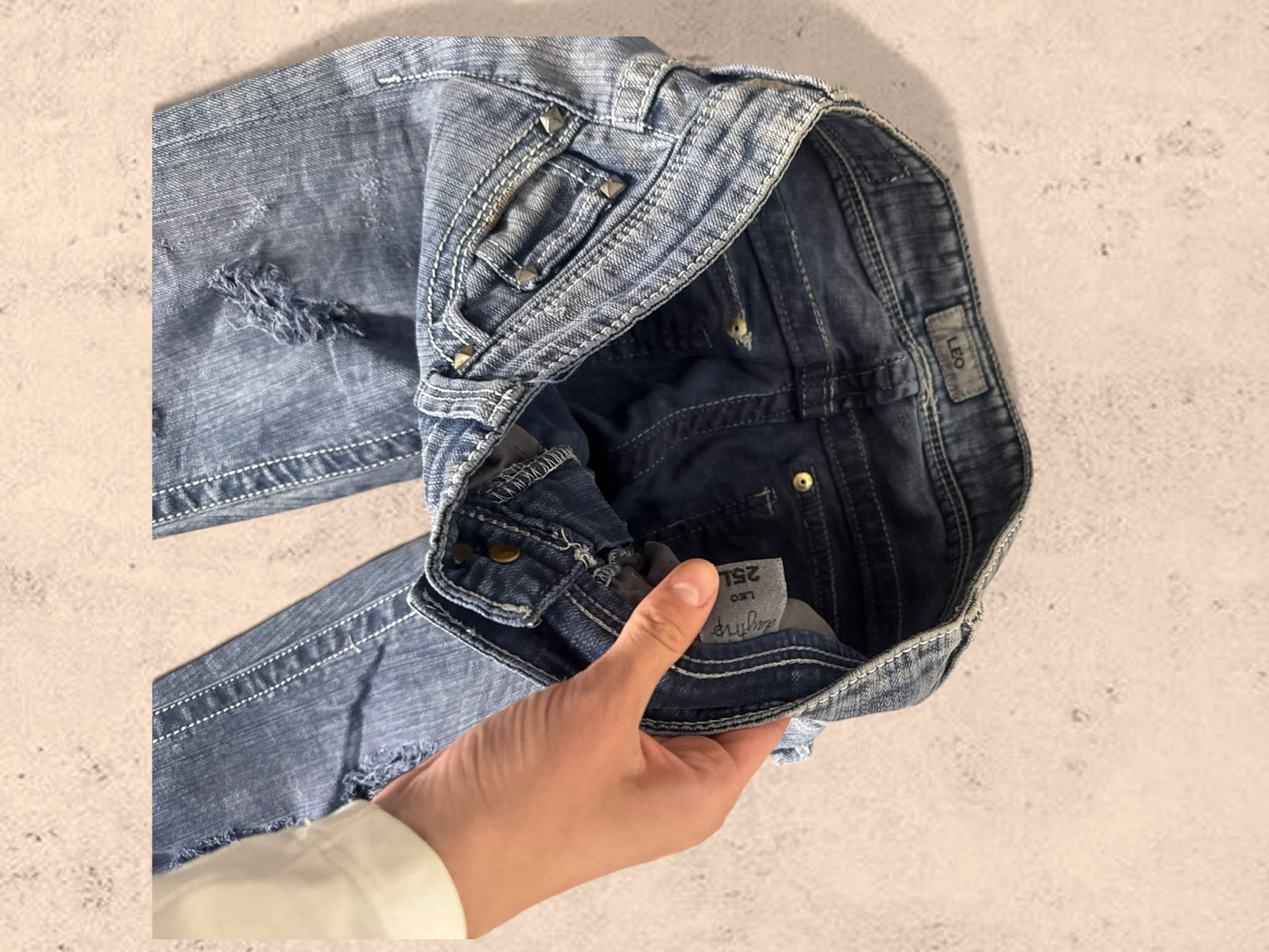 Lågmidjade jeans stl: XS