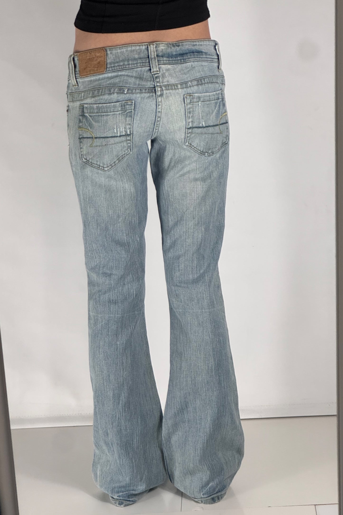 Lågmidjade jeans stl: S
