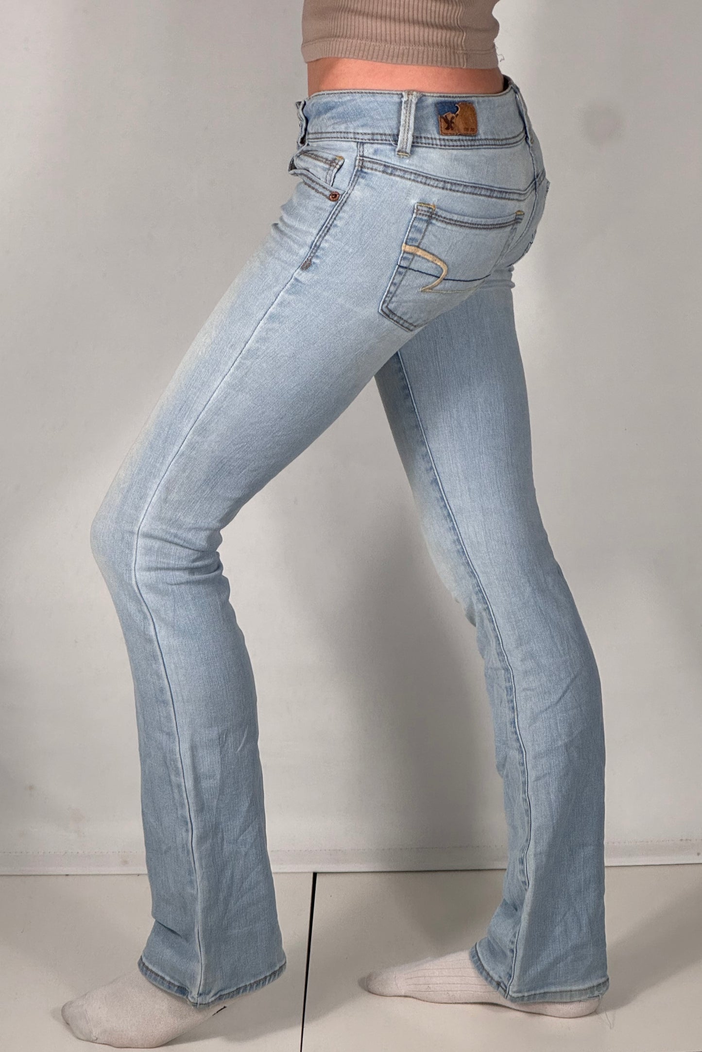 Lavlivede jeans str: XS