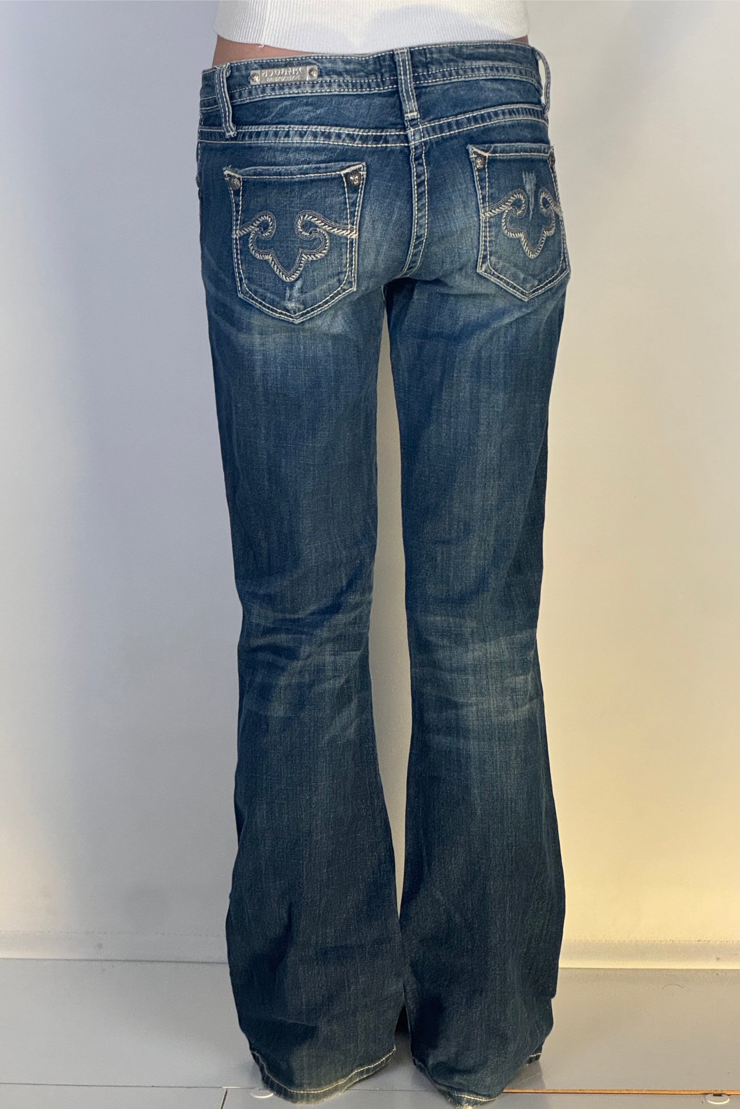 Lågmidjade jeans stl: S