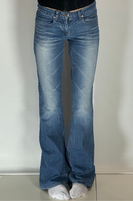 Lågmidjade jeans-stl: XS