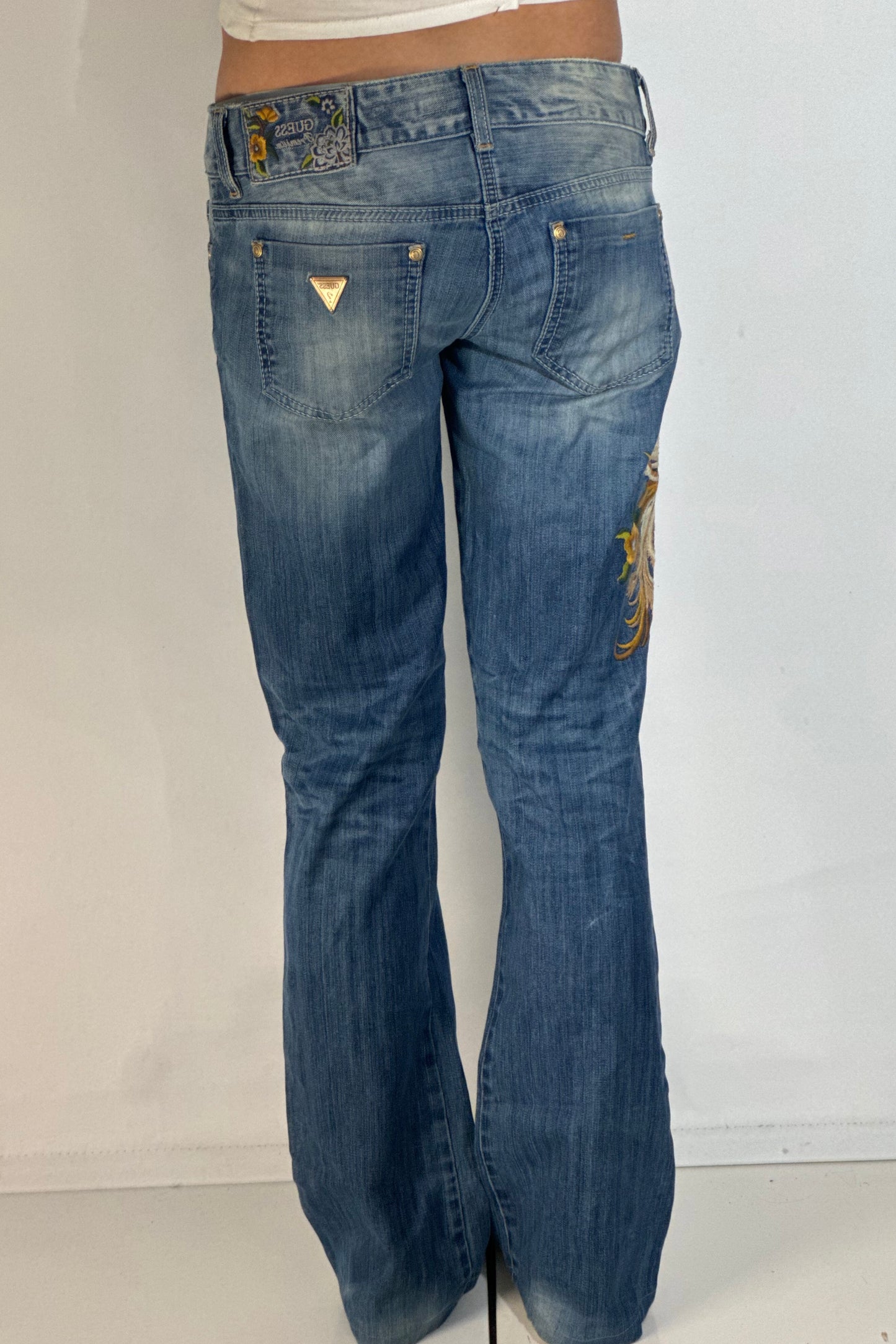 Lågmidjade jeans stl: S