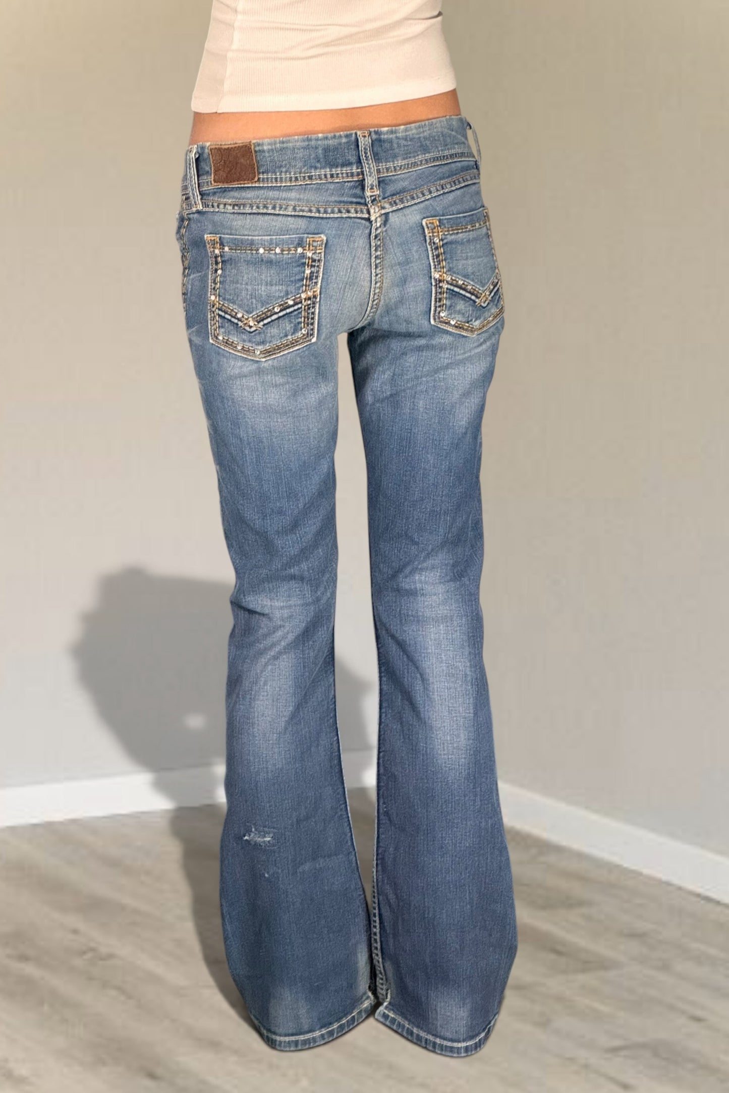 Lågmidjade jeans stl: S