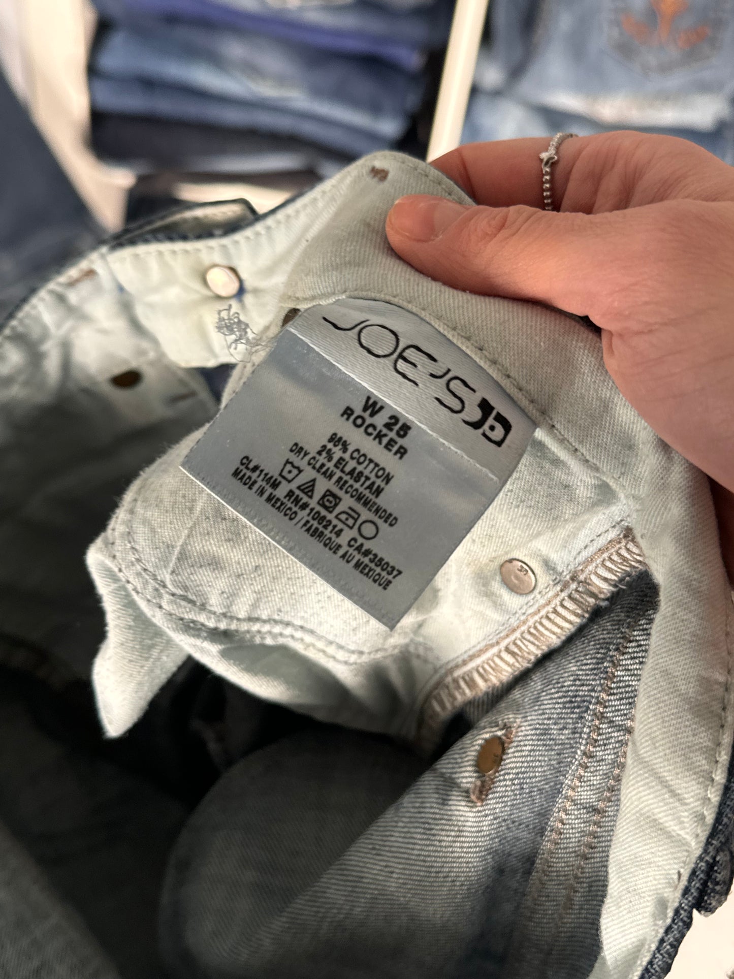 Lågmidjade jeans stl: XXS