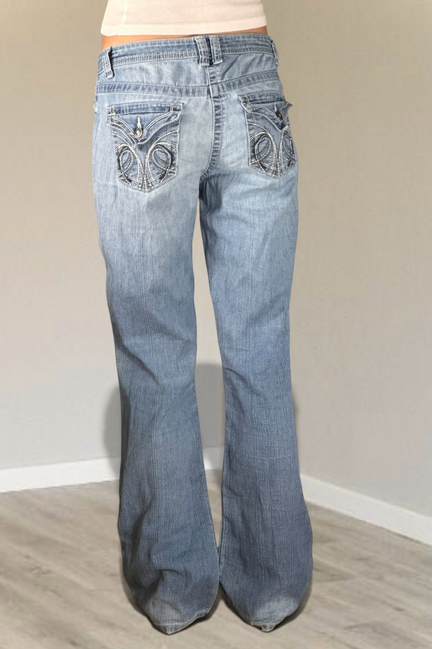 Lågmidjade jeans stl: S