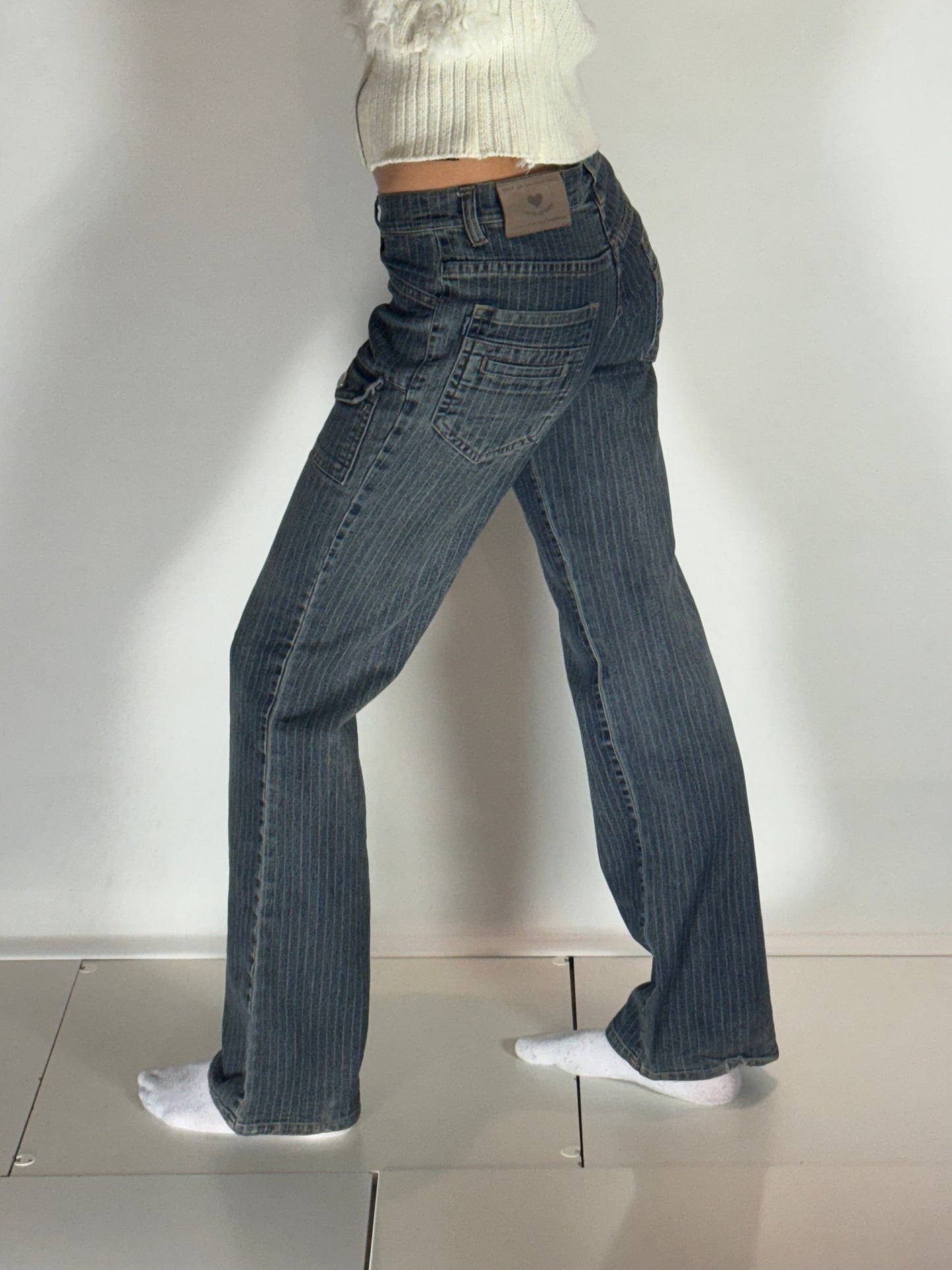 Utsvängda jeans–stl: XS/S