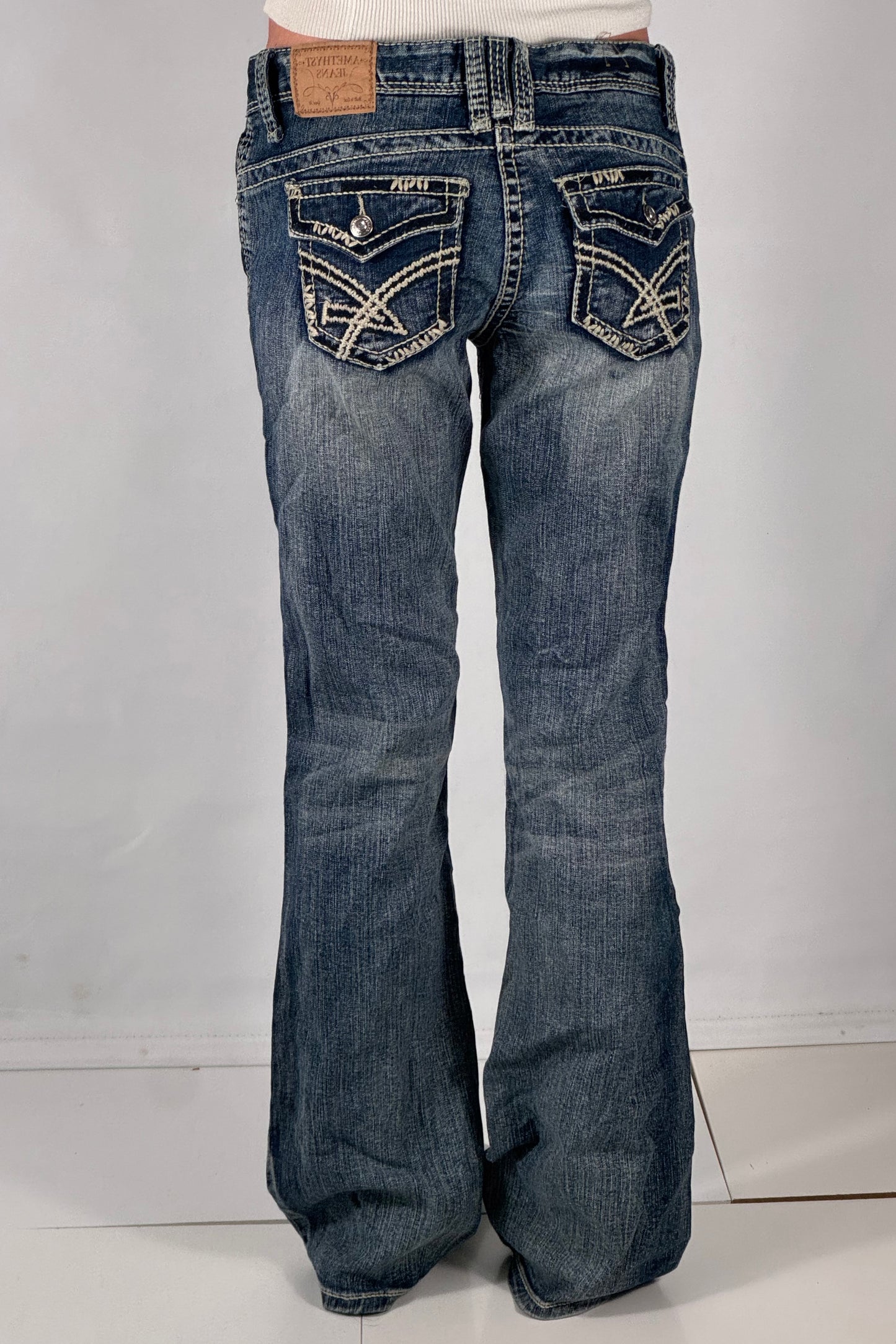Lågmidjade jeans stl: S/M