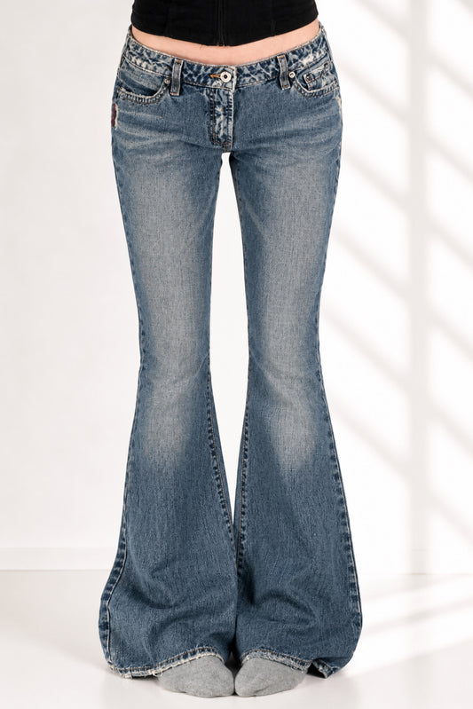 Lågmidjade jeans stl: M