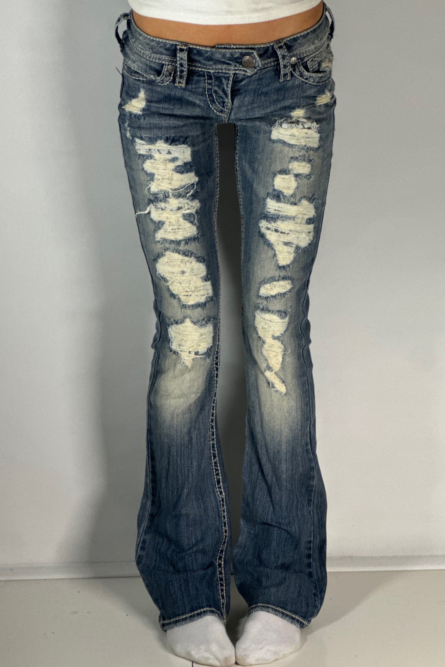 Lågmidjade jeans stl: XXS