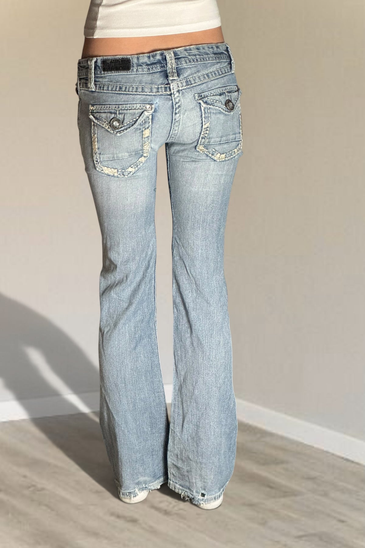 Lågmidjade jeans stl: S