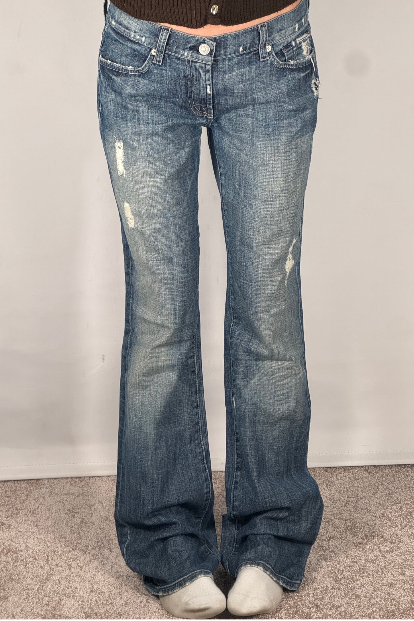 Lågmidjade jeans stl: M