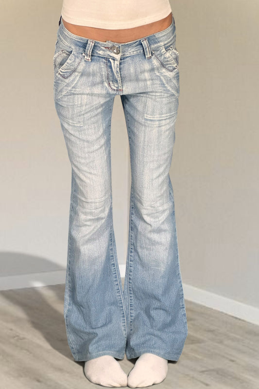 Lågmidjade jeans stl: XS