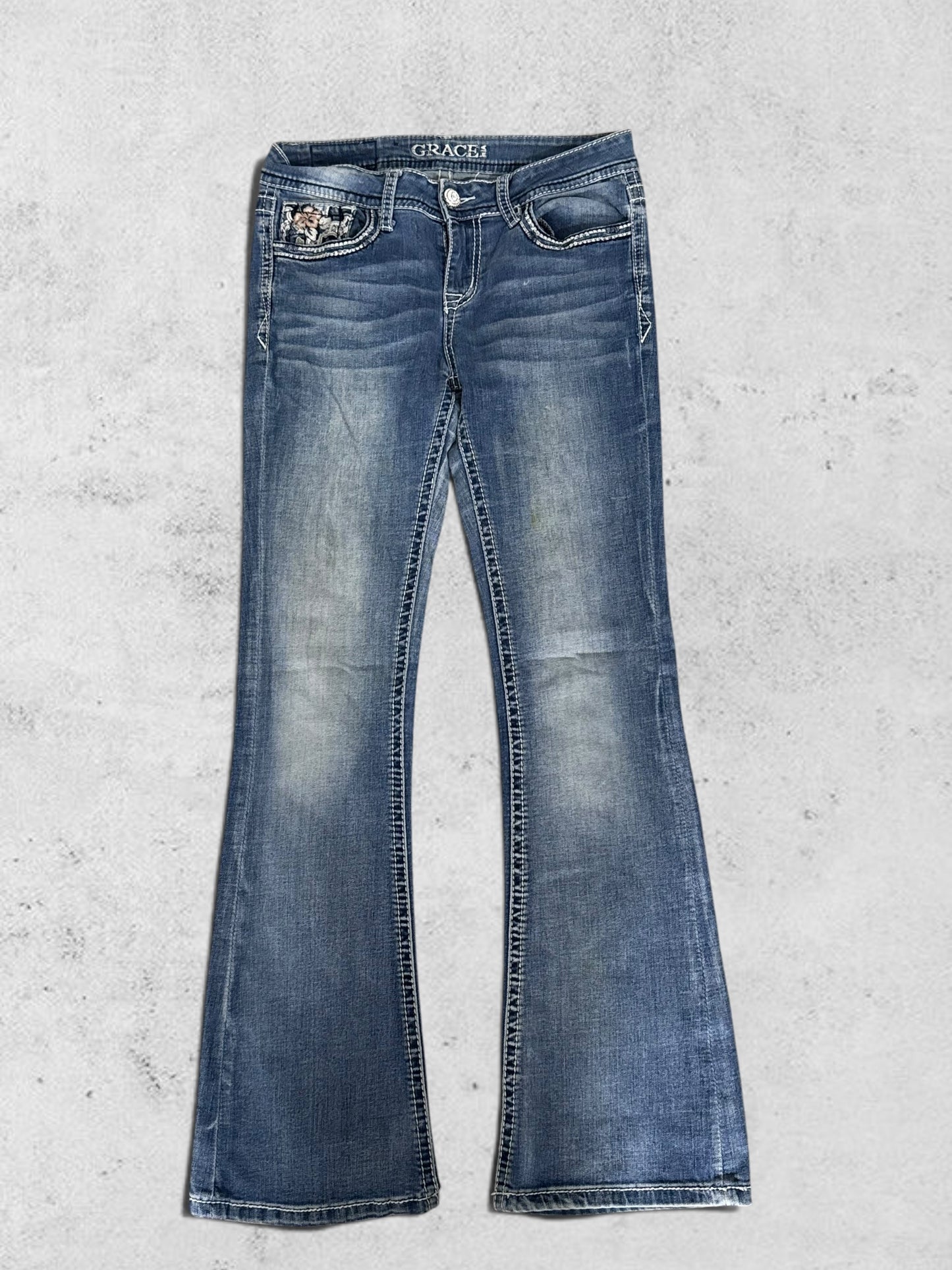 Lågmidjade jeans stl: XS