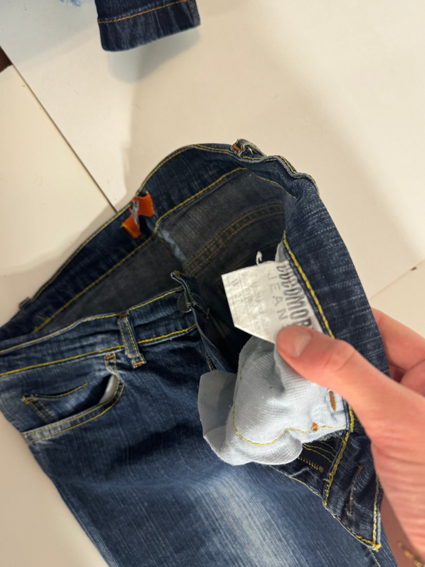 Lågmidjade jeans stl: XS/S