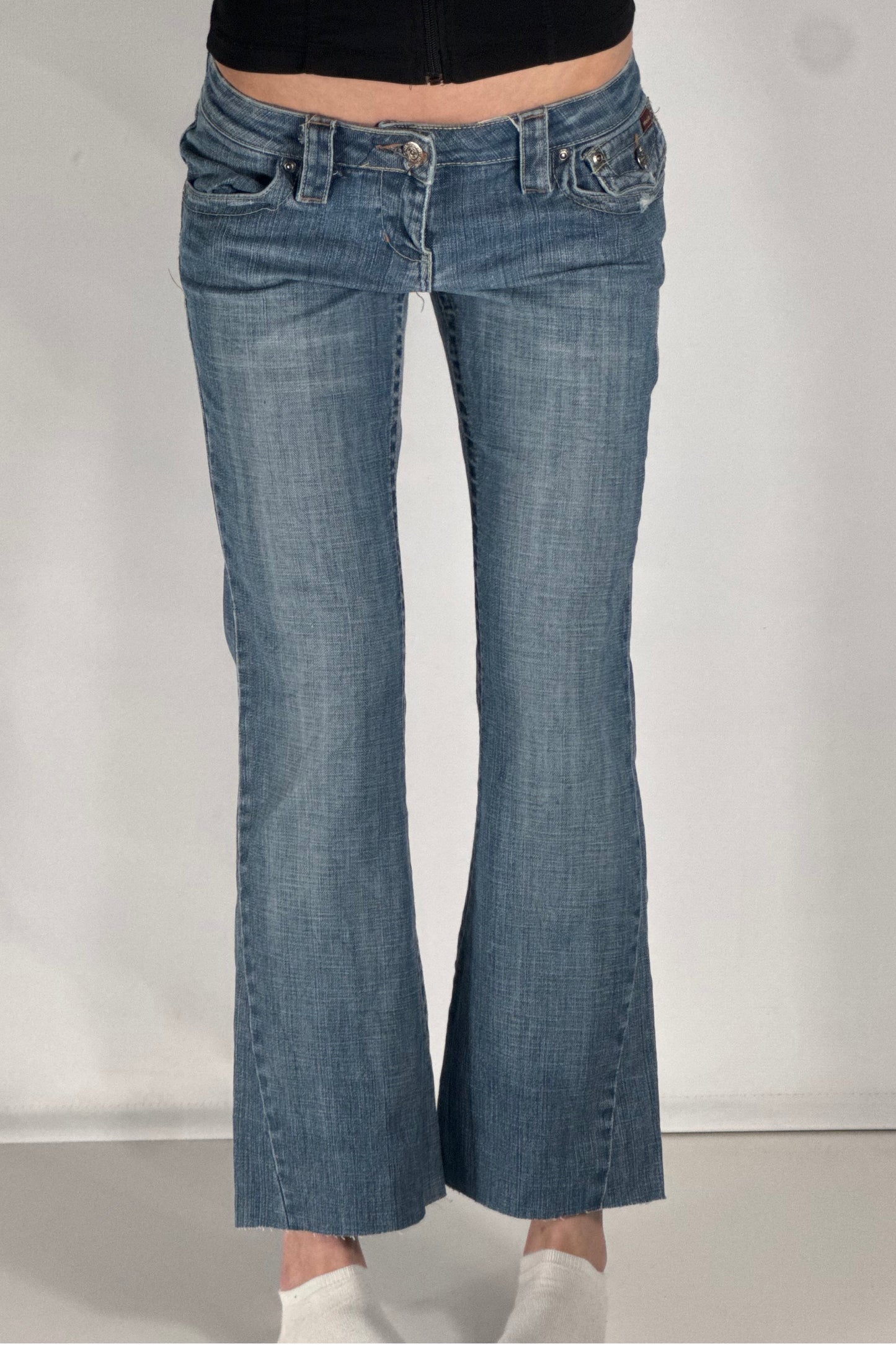 Lavtaljede jeans str: