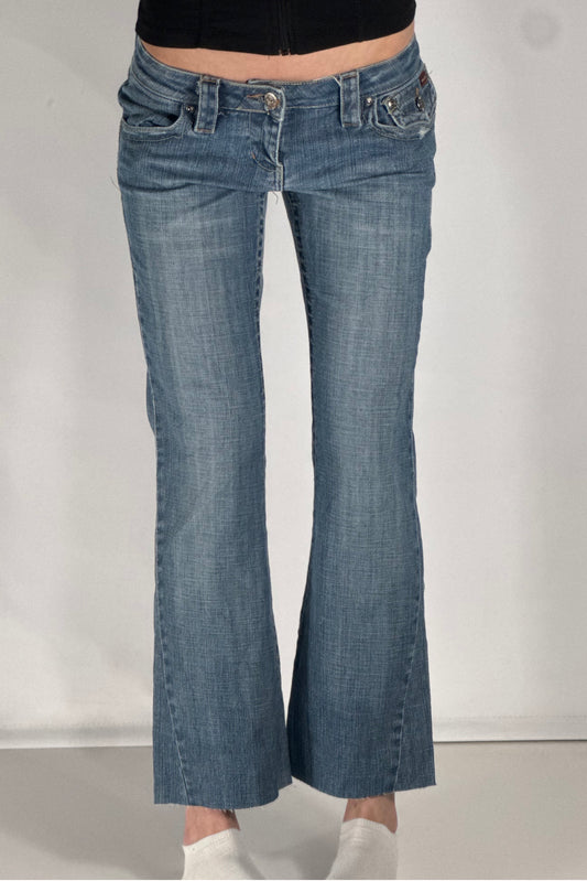 Lågmidjade jeans stl: XS