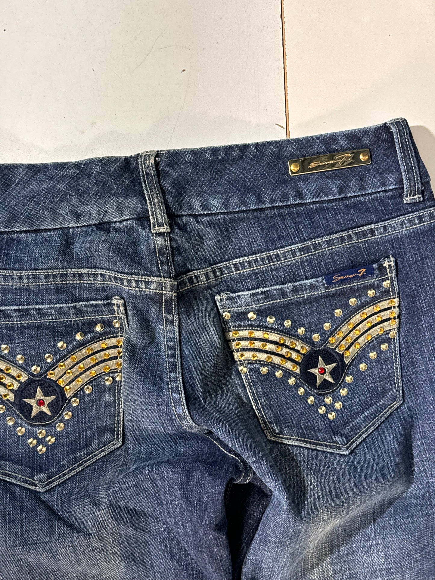 Lågmidjade jeans stl: S