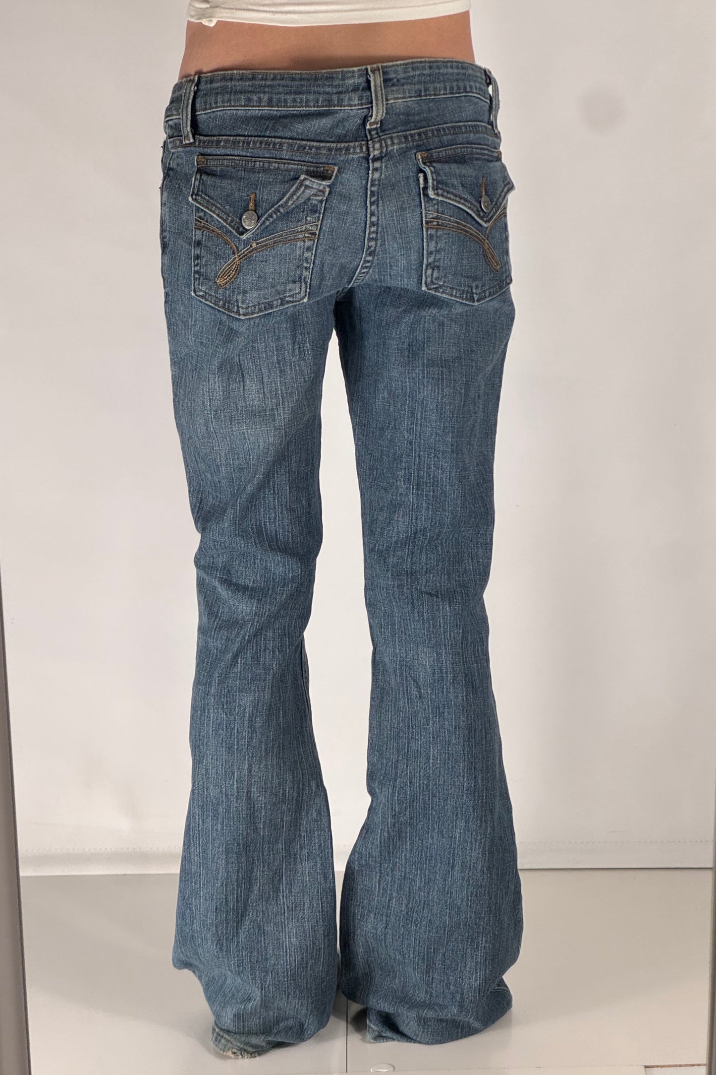 Lågmidjade jeans stl: M