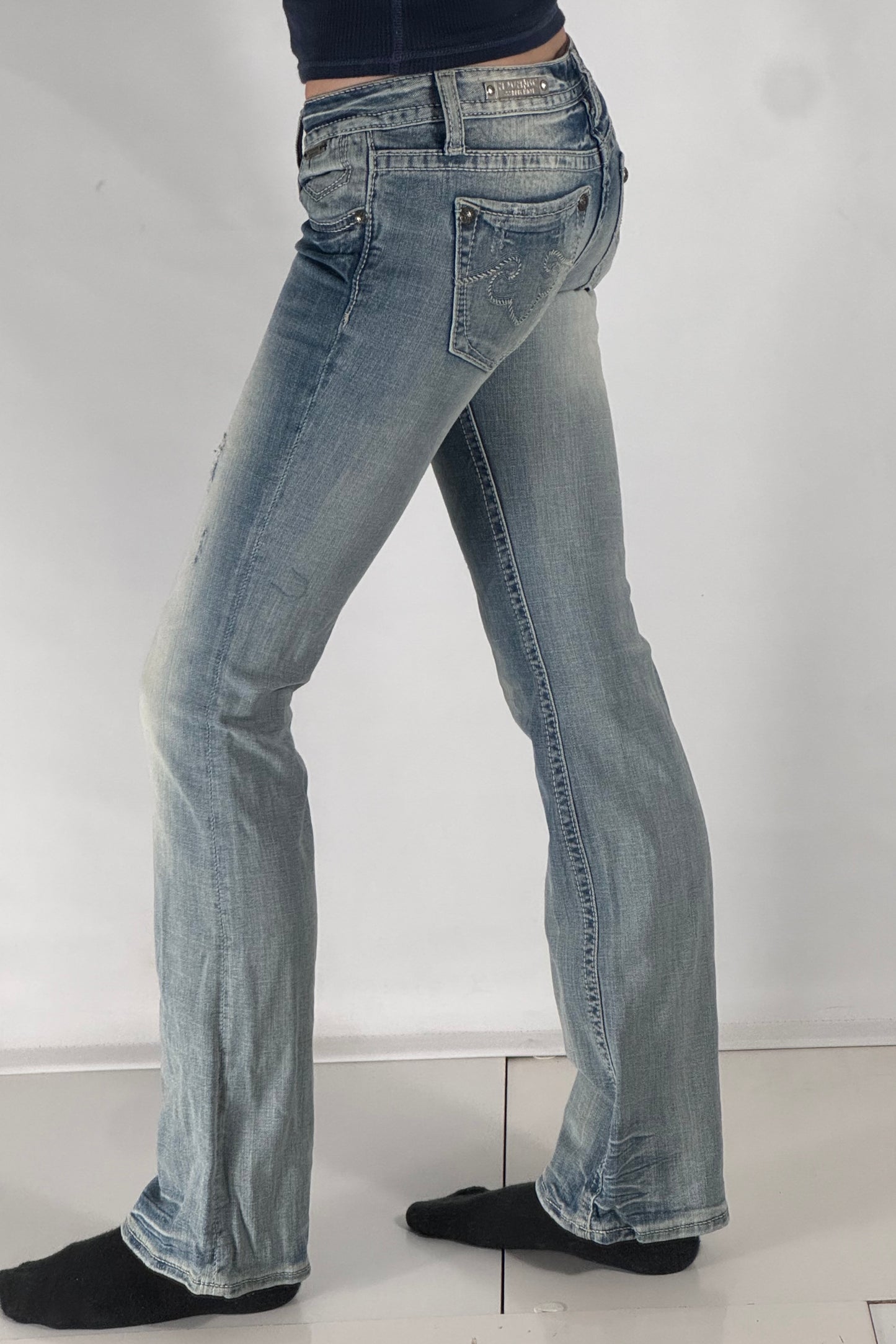 Lågmidjade jeans stl: XXS