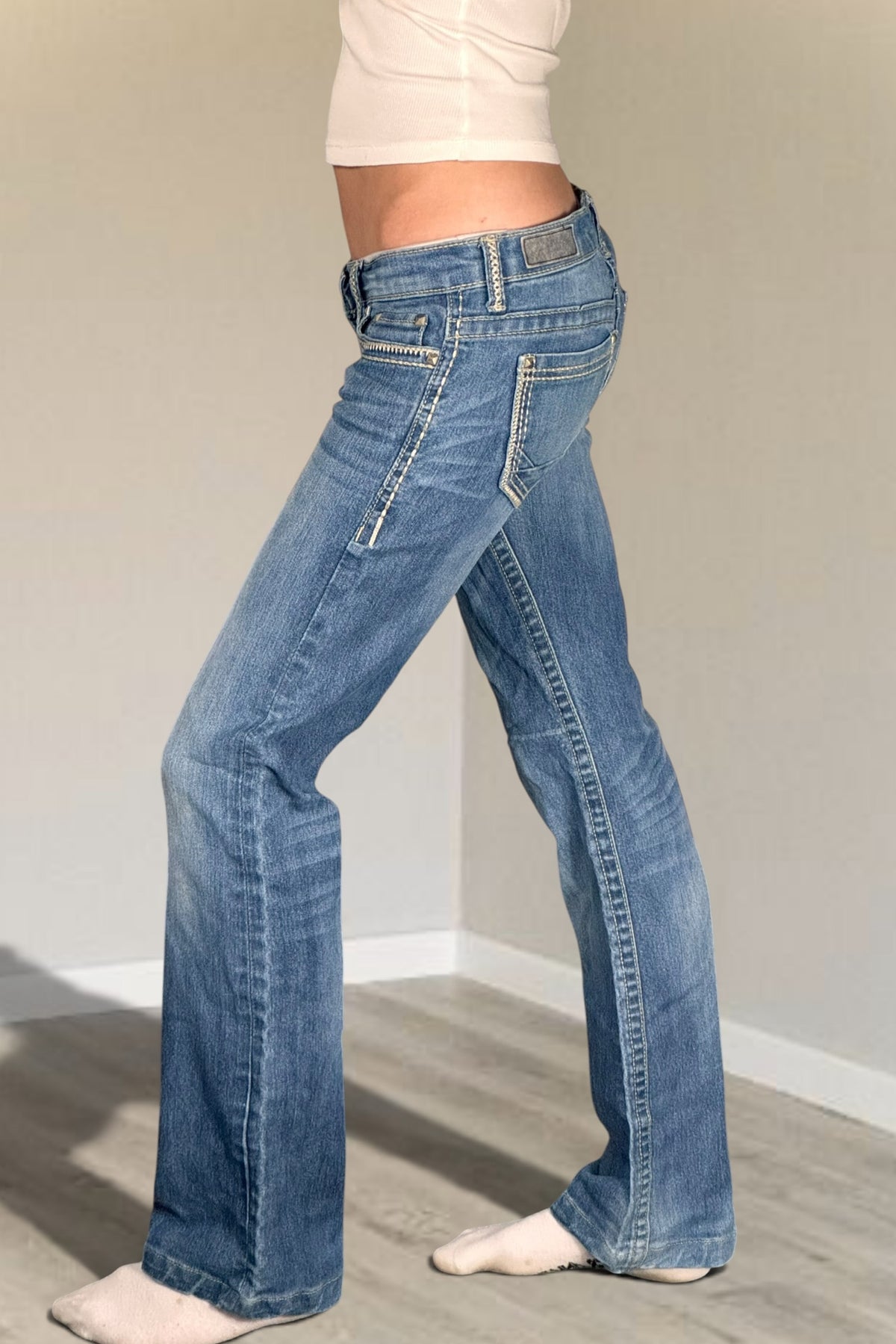Lågmidjade jeans stl: XS