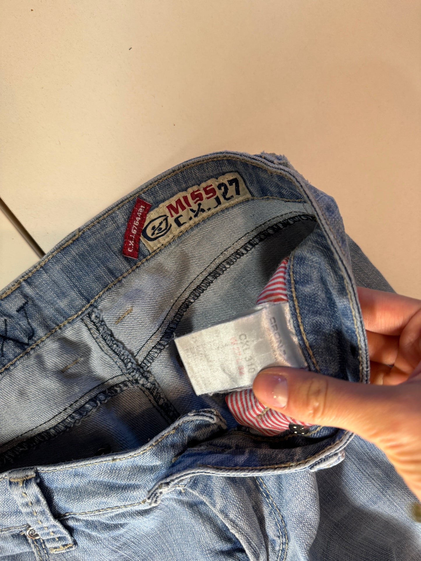 Lågmidjade jeans stl: S