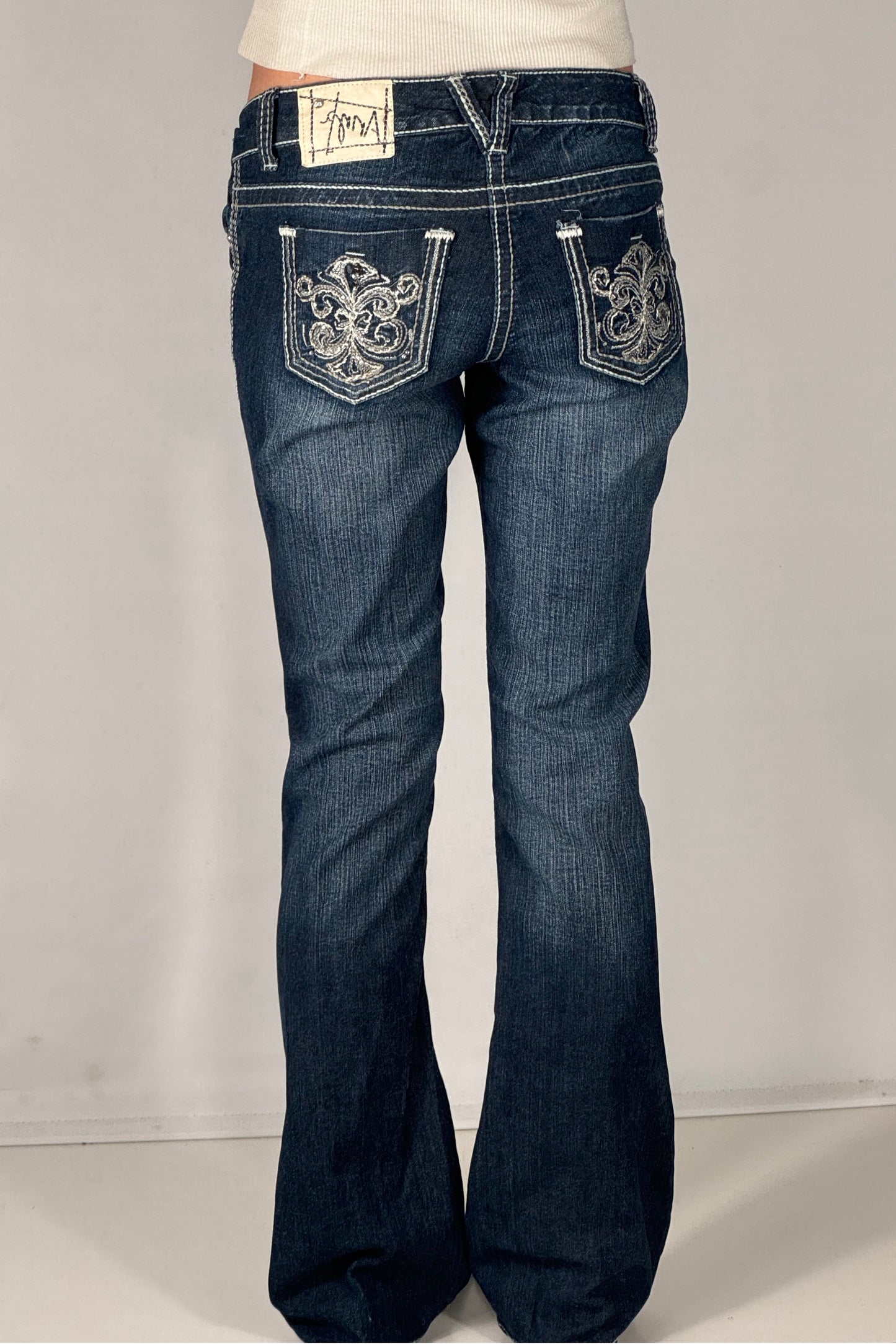 Lågmidjade jeans stl: XS