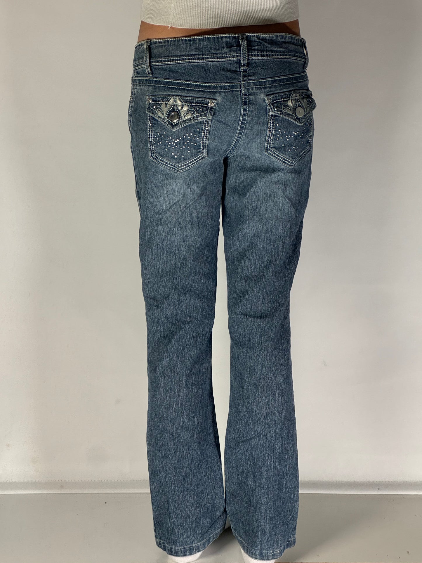 Lågmidjade jeans stl: S