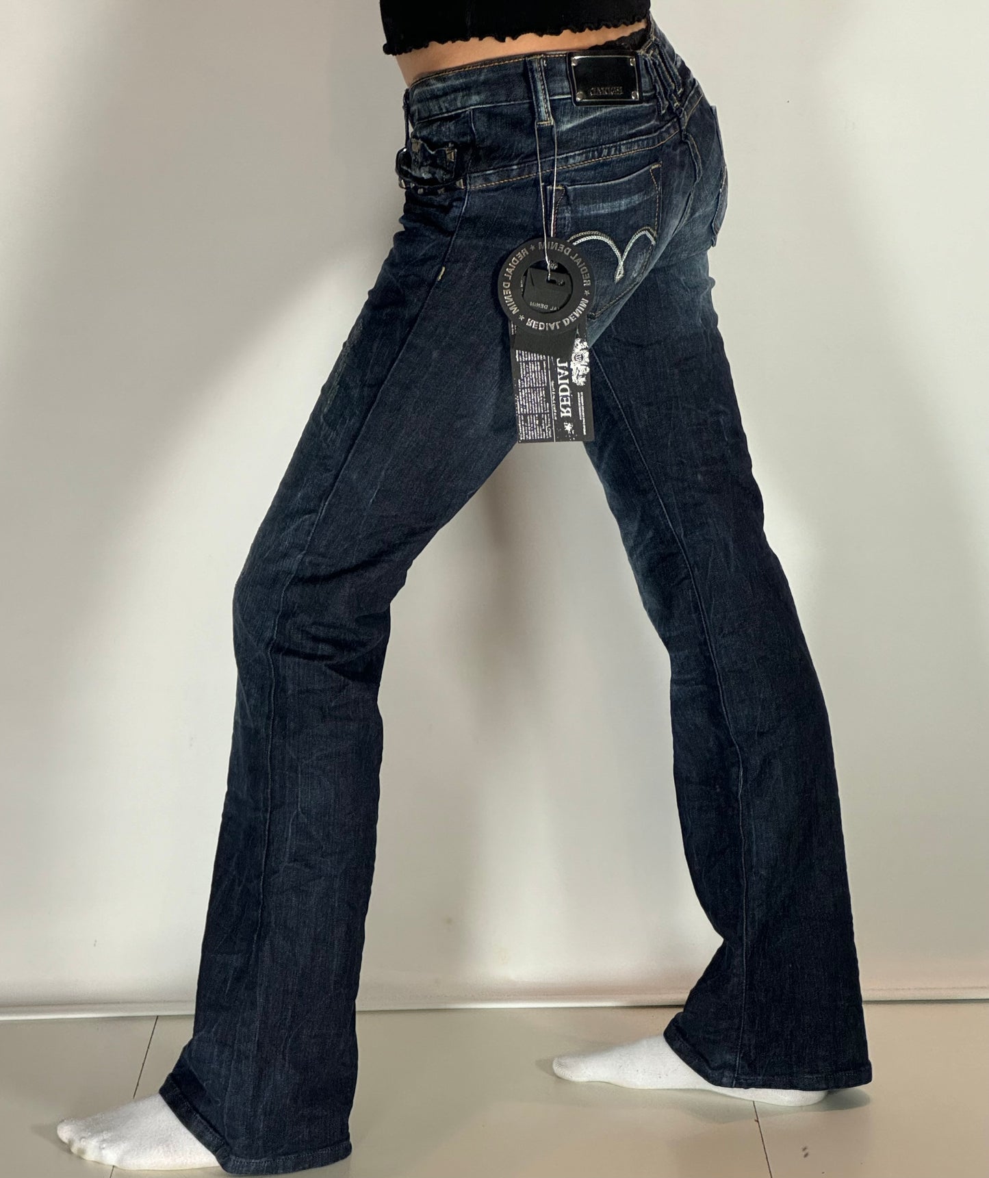 Lågmidjade jeans stl: S