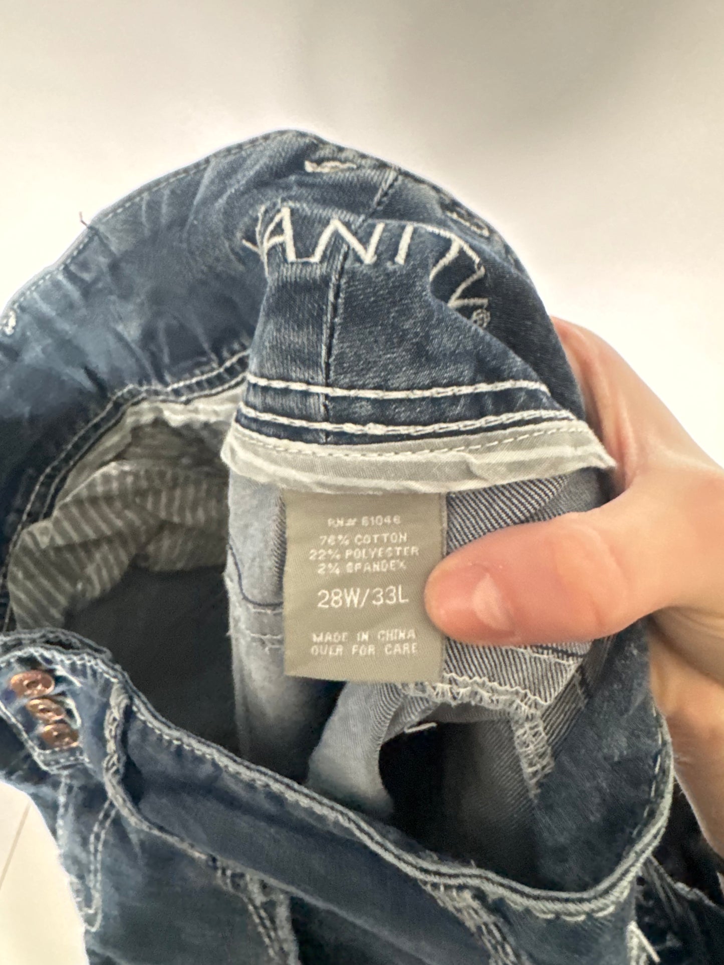 Lågmidjade jeans stl: S