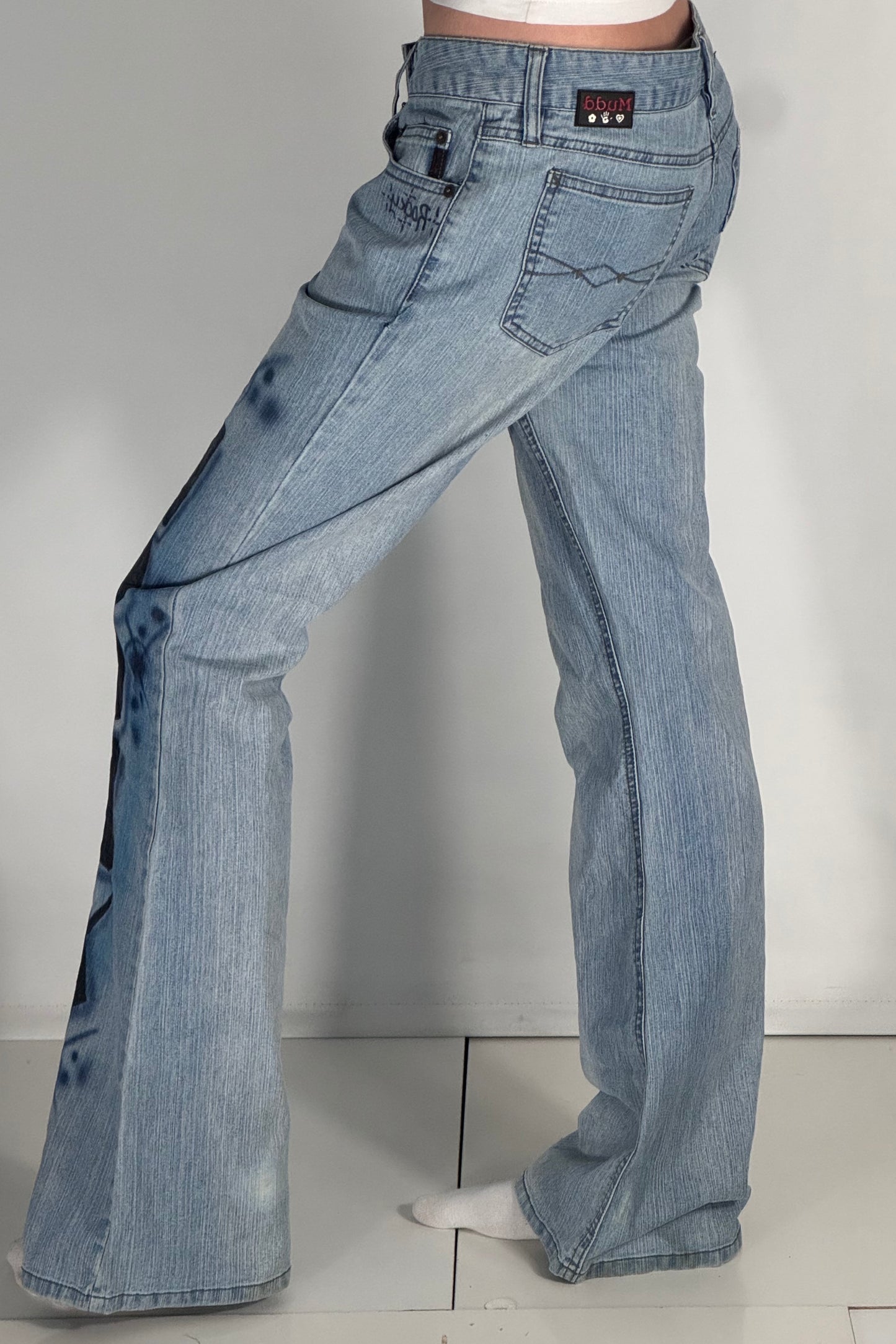 Lågmidjade jeans stl: S