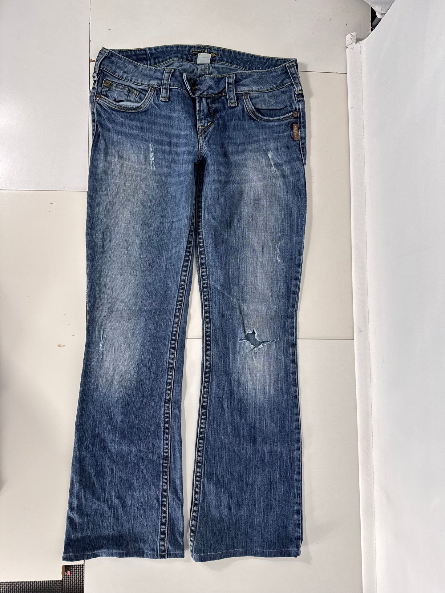 Lågmidjade jeans stl: S/M