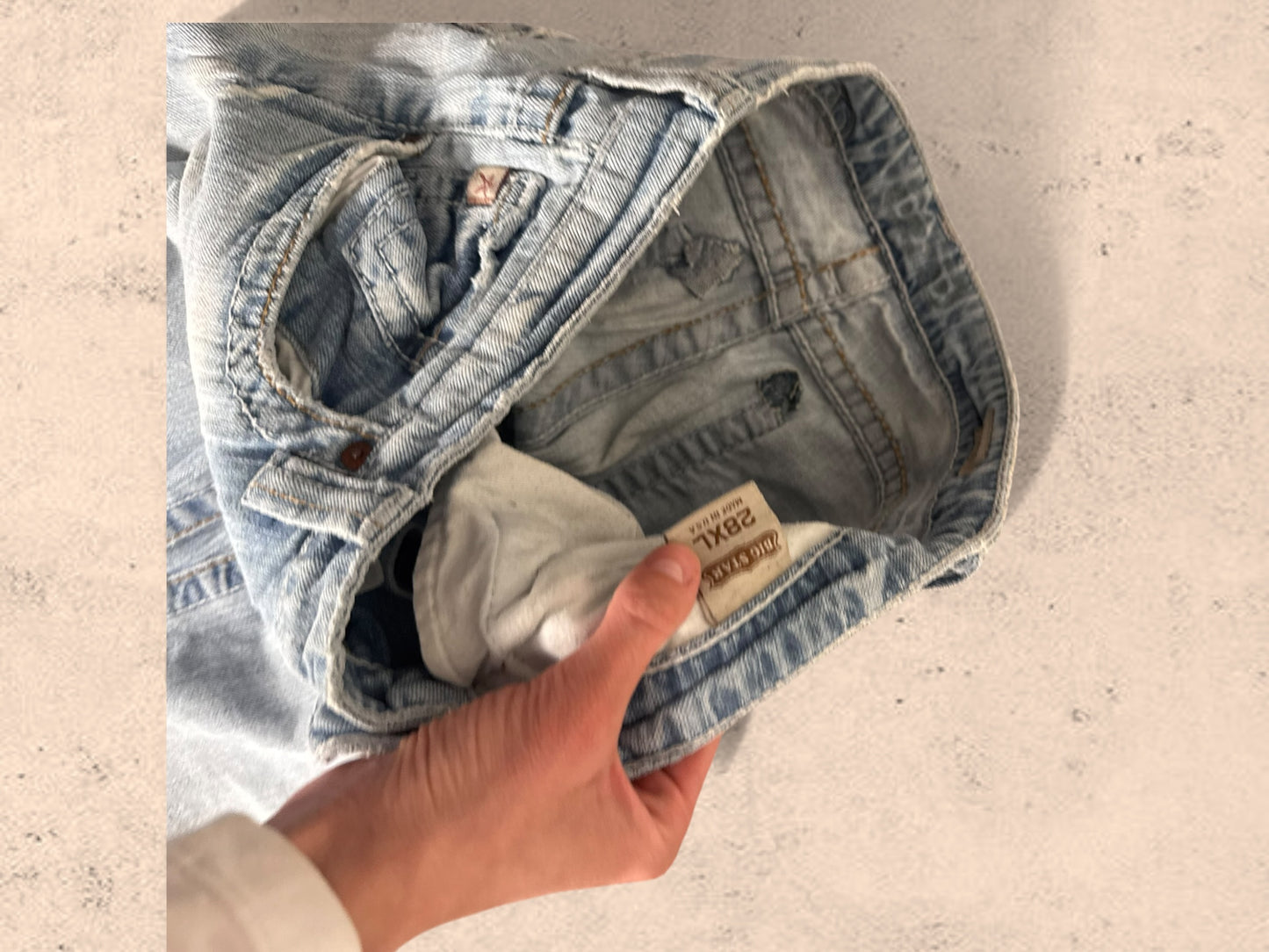 Lågmidjade jeans stl: S