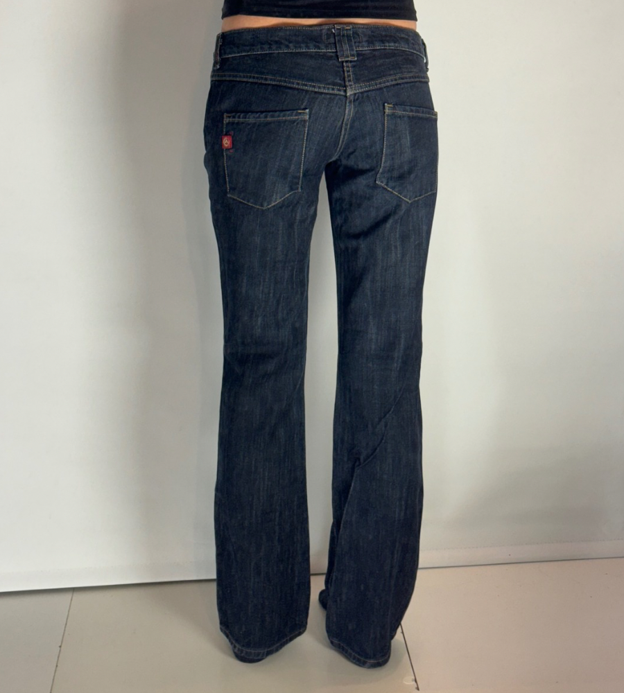 Lågmidjade jeans–stl: S