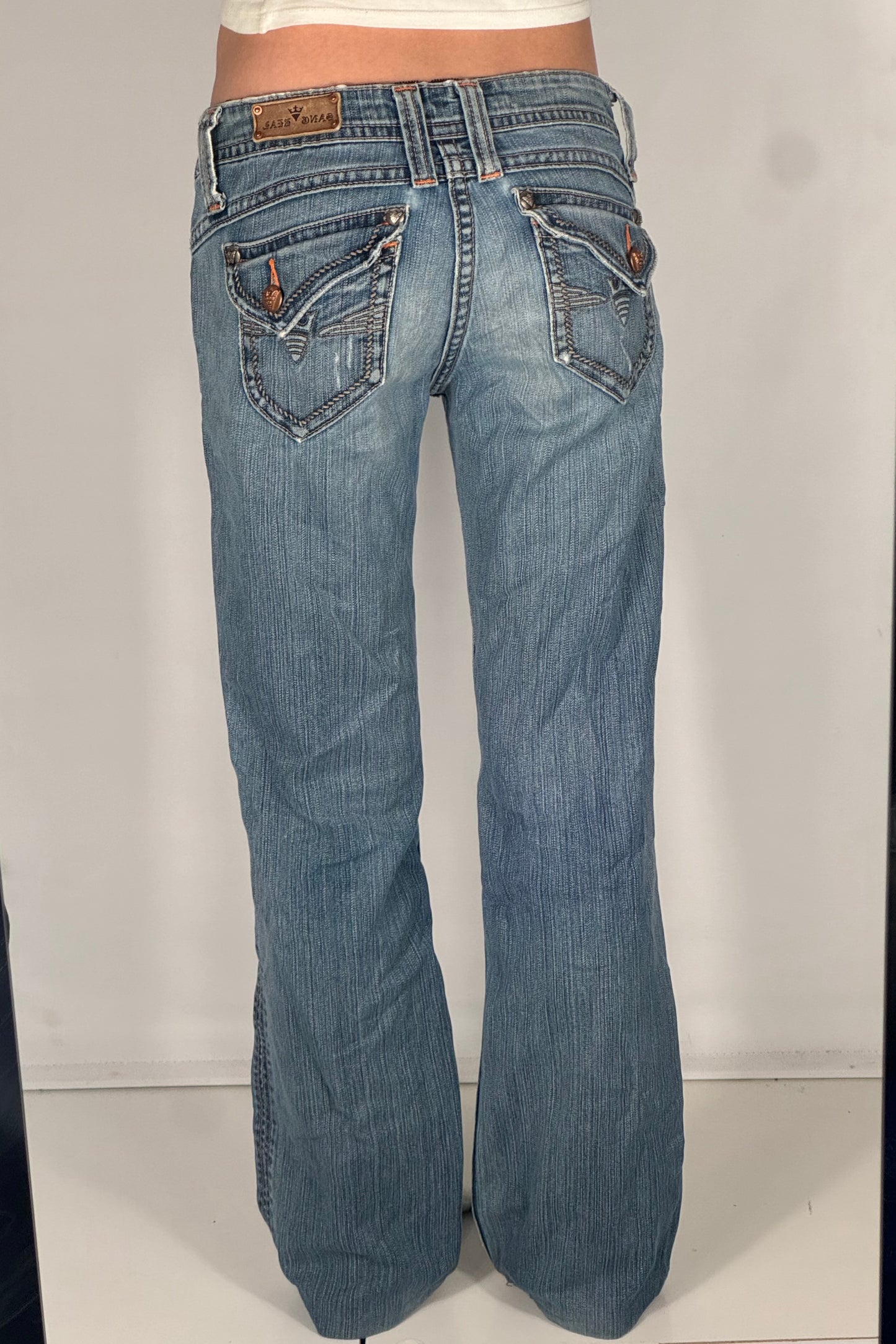 Lågmidjade jeans stl: S