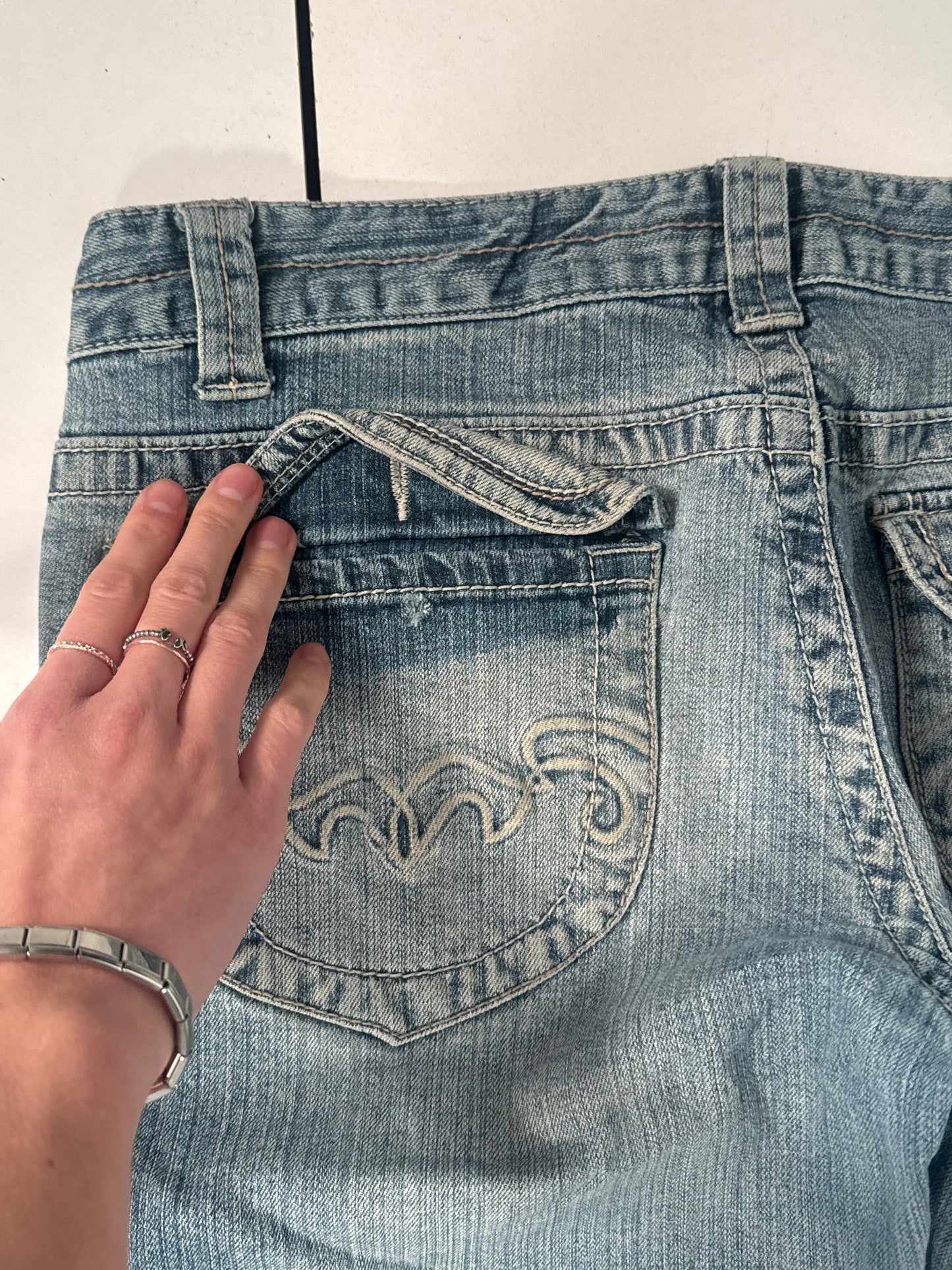 Lågmidjade jeans stl: M