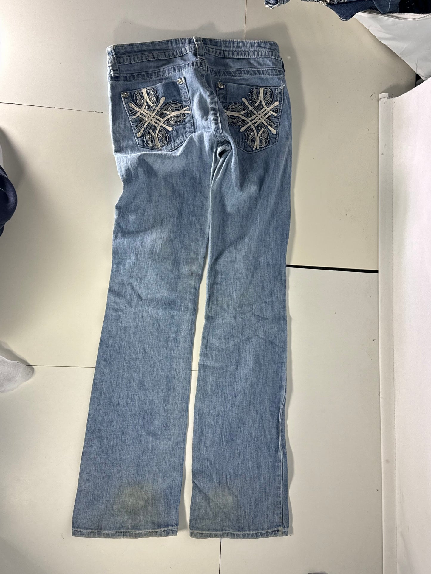 Lågmidjade jeans stl: S