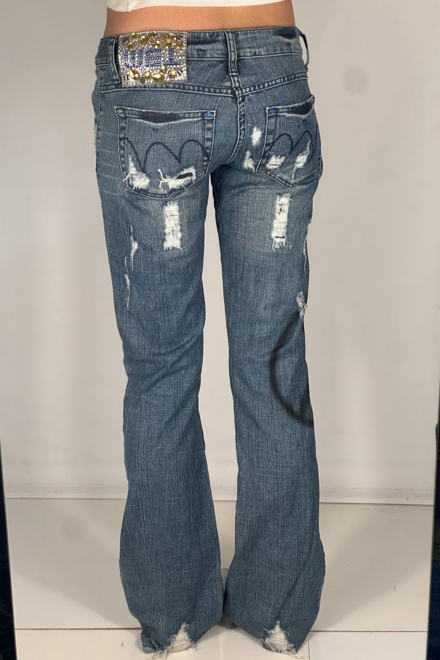 Lågmidjade jeans stl: S